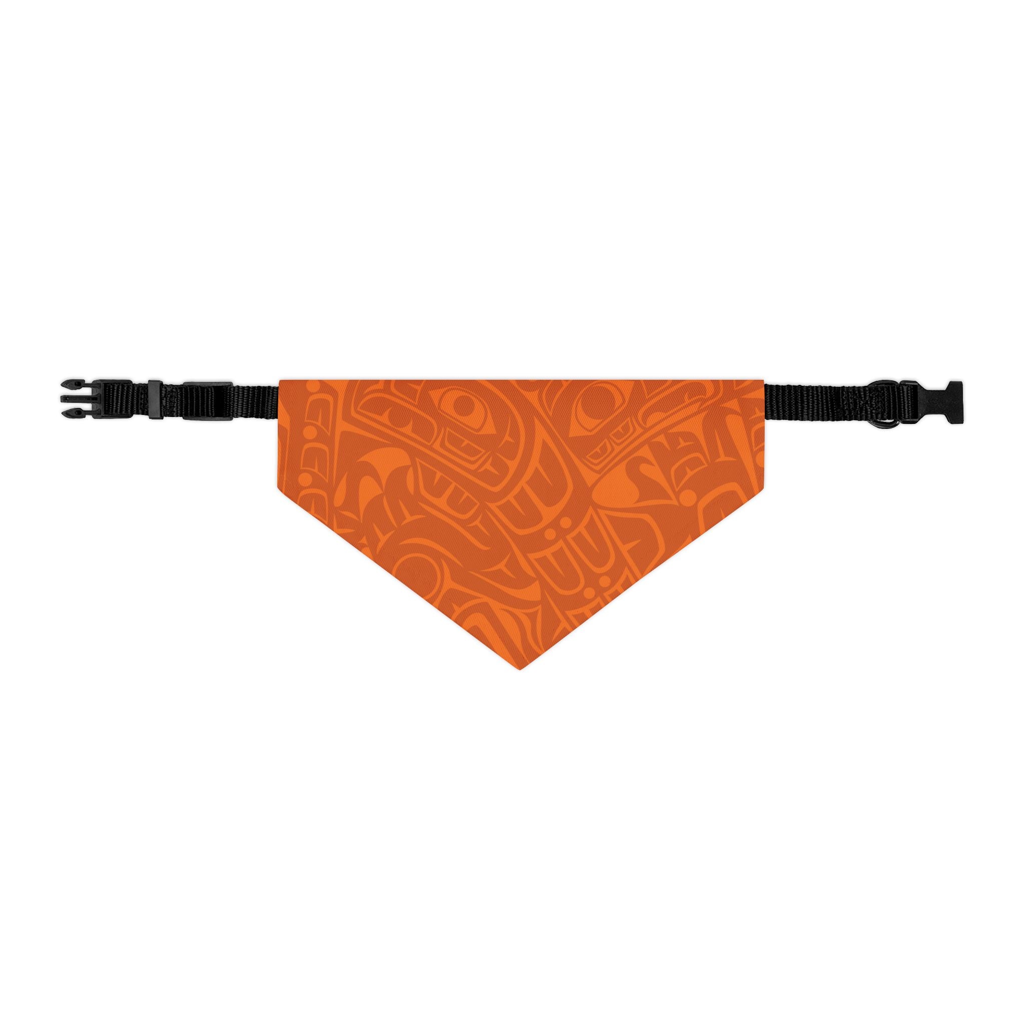 Pet Bandana Collar - Classic Tribal Print (Orange) Northern Spiritlines™