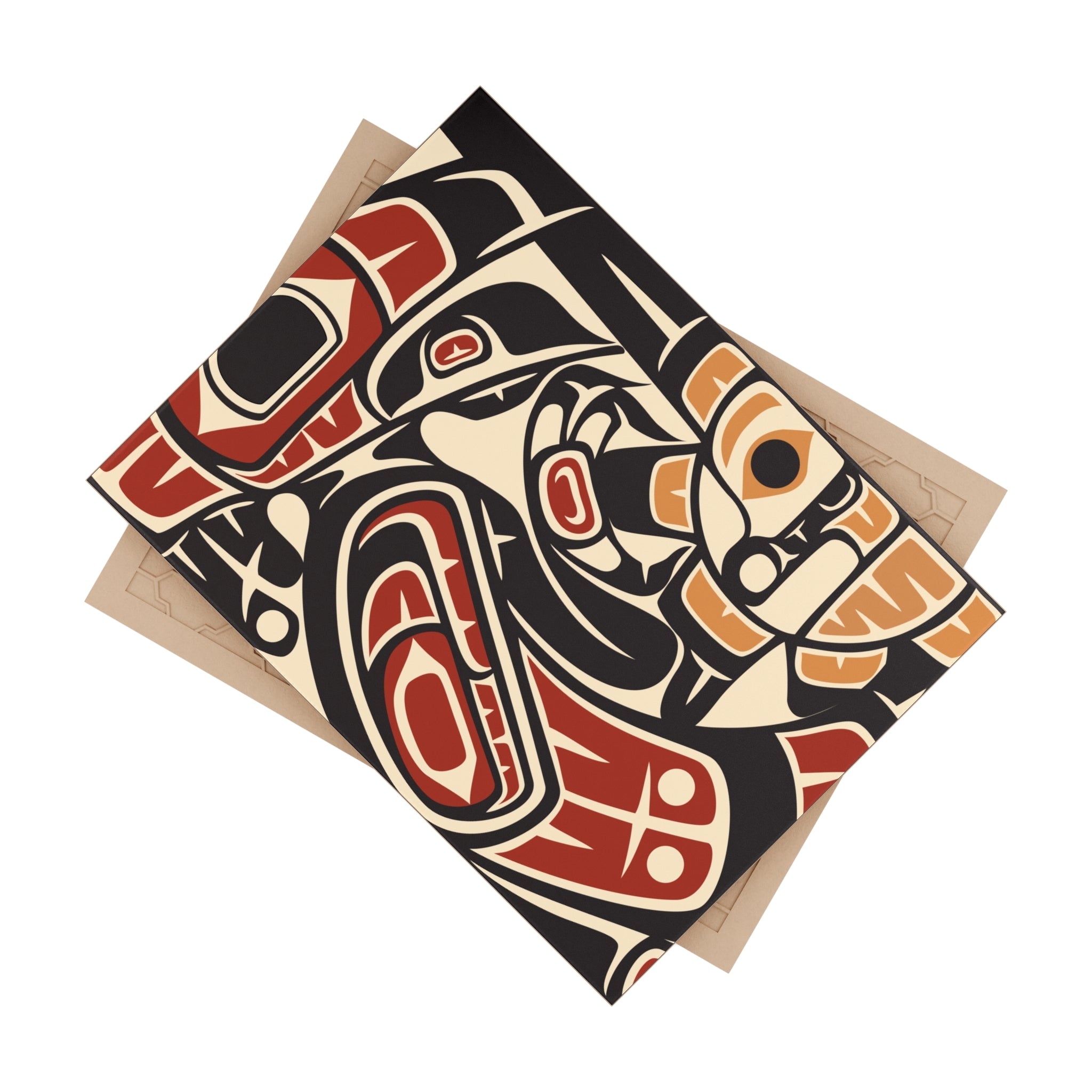 Ceramic Tile - Classic Tribal Raven - Northern Spiritlines™