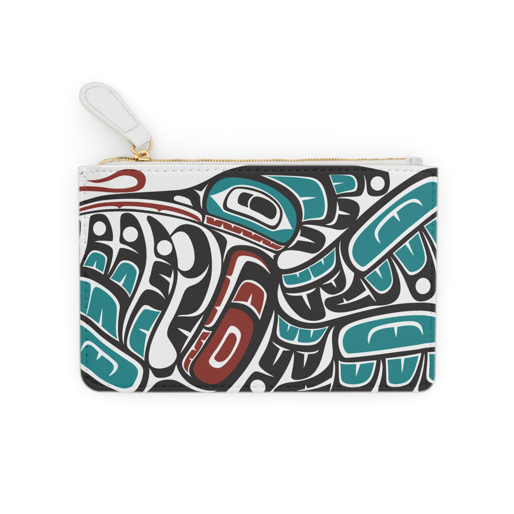 Mini Clutch Bag/Wallet - Classic Tribal Hummingbird - Northern Spiritlines™