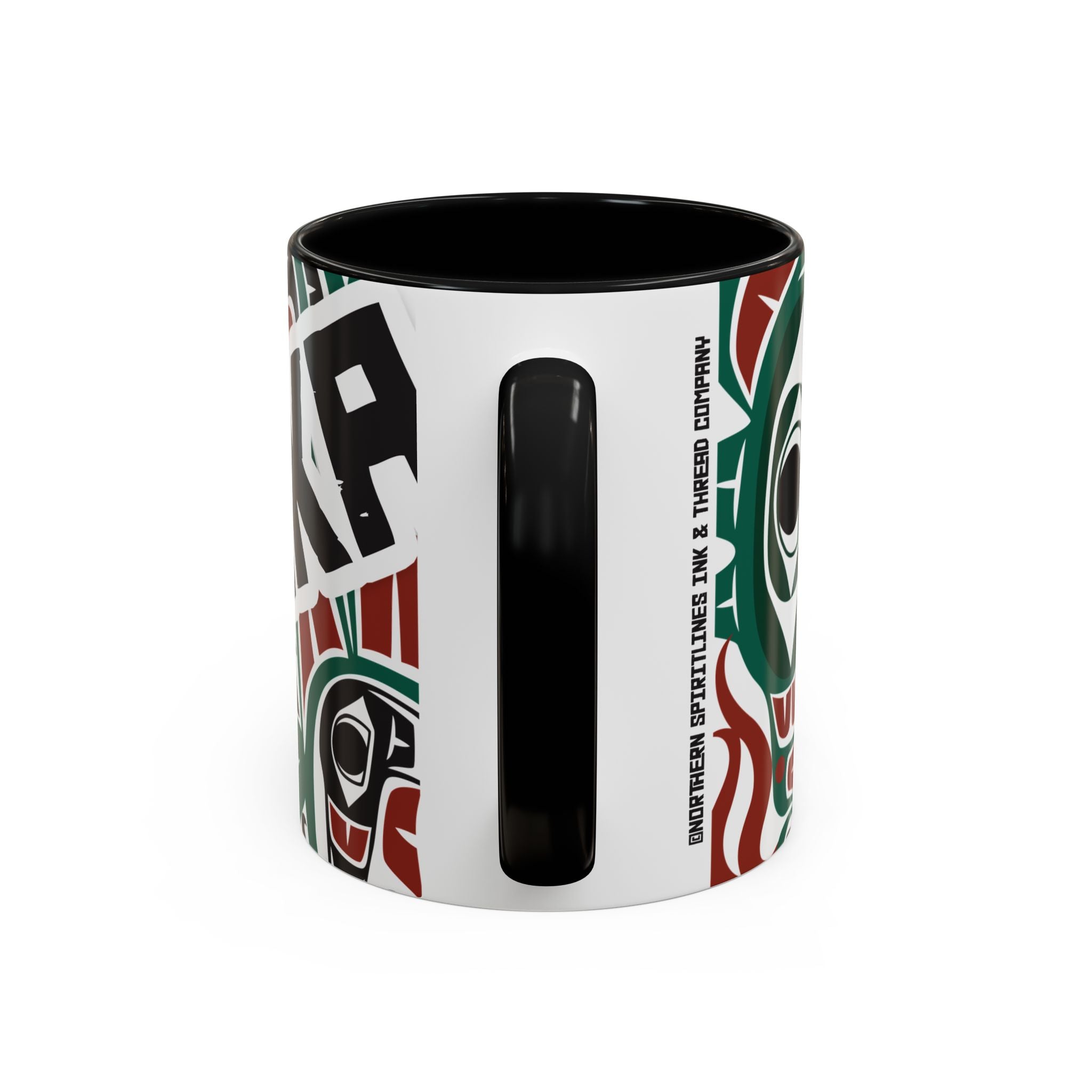 11 oz. Coffee Mug - Alaska Tribal Sea Monster - AK State Line™ Collection