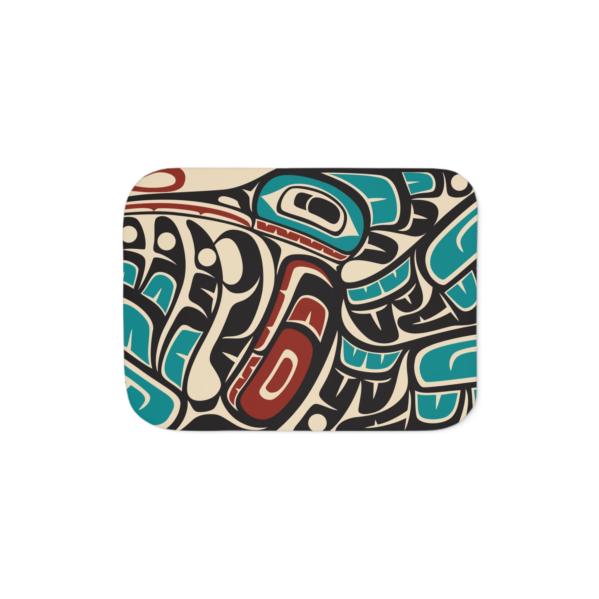 Sherpa Fleece Blanket - Classic Tribal Hummingbird - Northern Spiritlines™