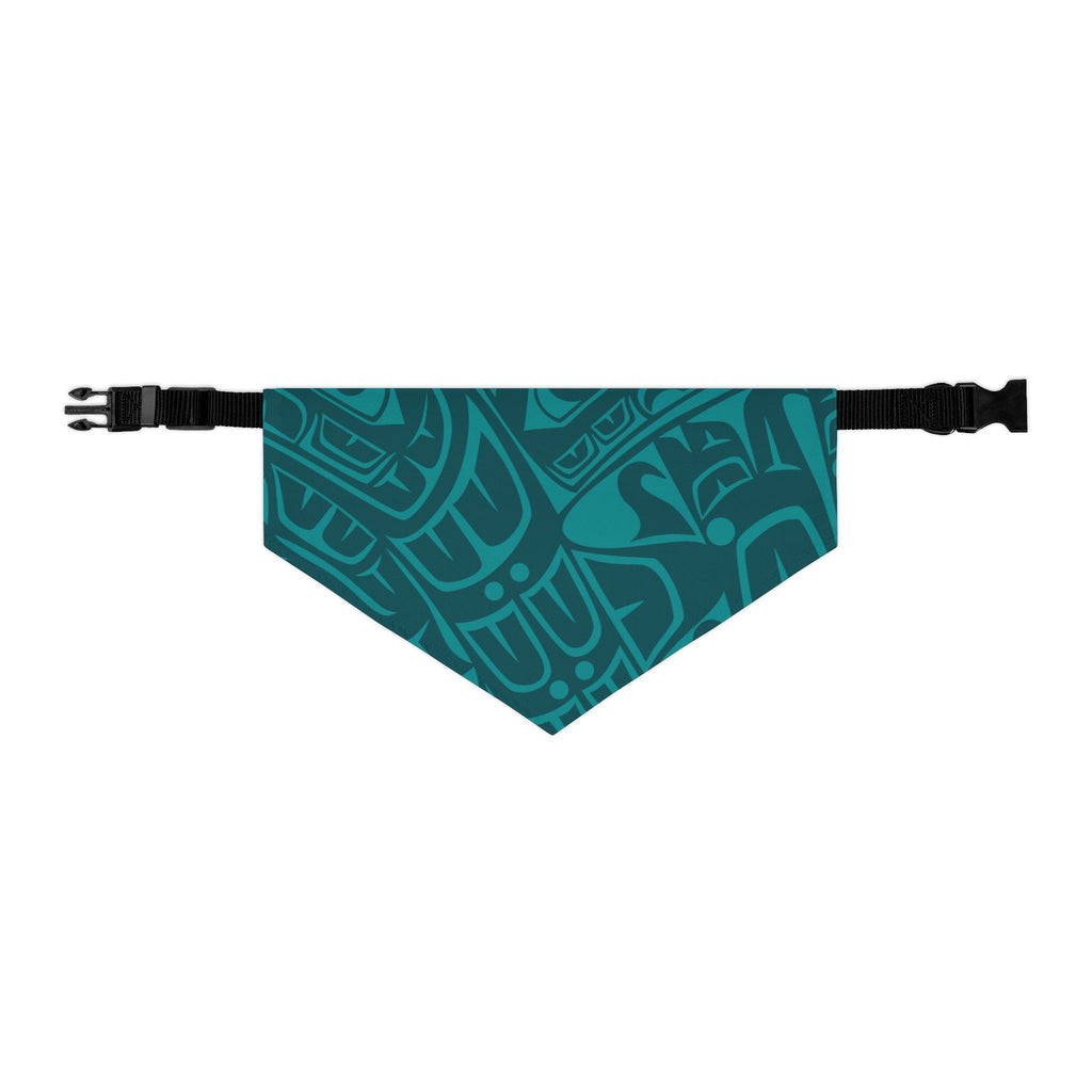 Pet Bandana Collar - Classic Tribal Print (Teal) Northern Spiritlines™