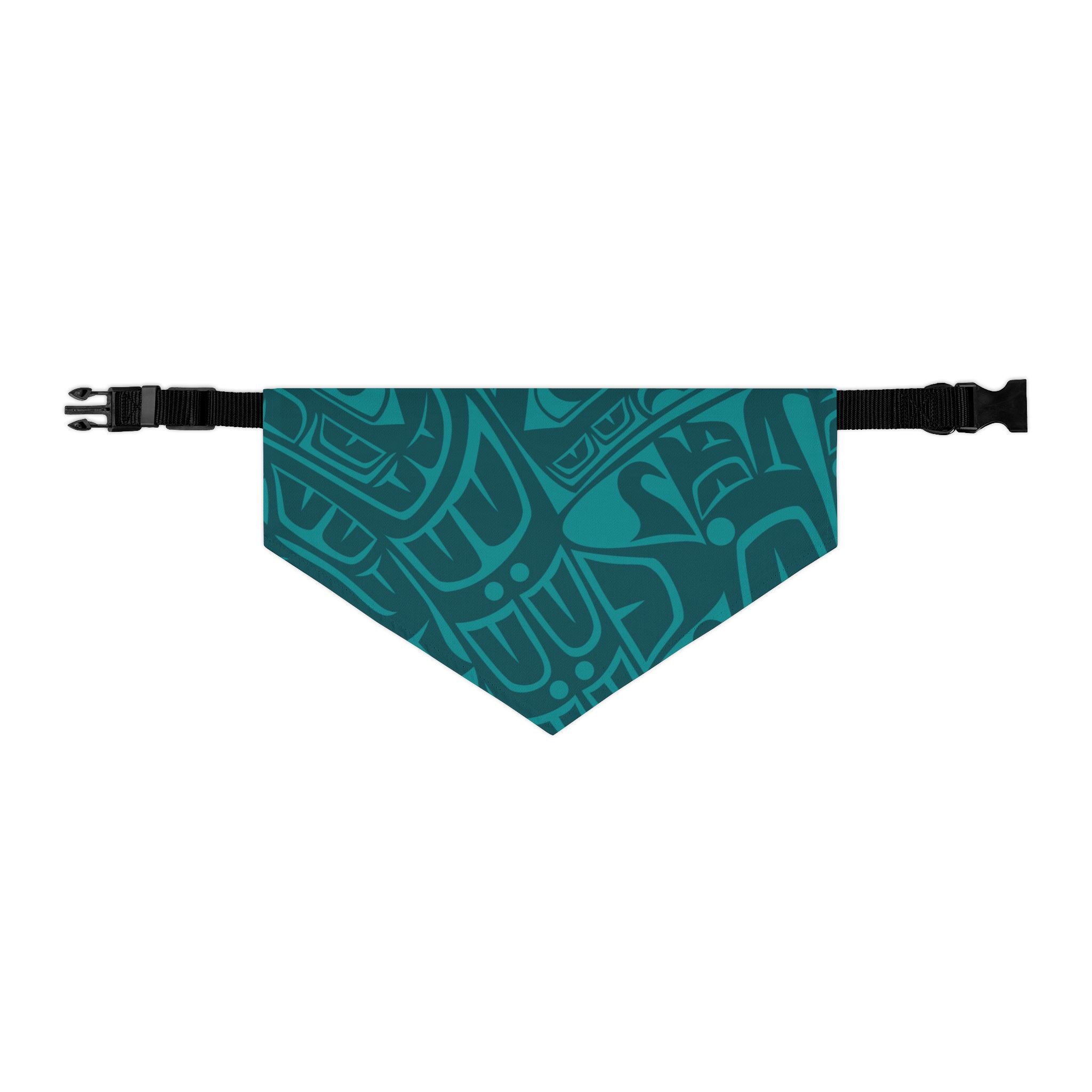 Pet Bandana Collar - Classic Tribal Print (Teal) Northern Spiritlines™