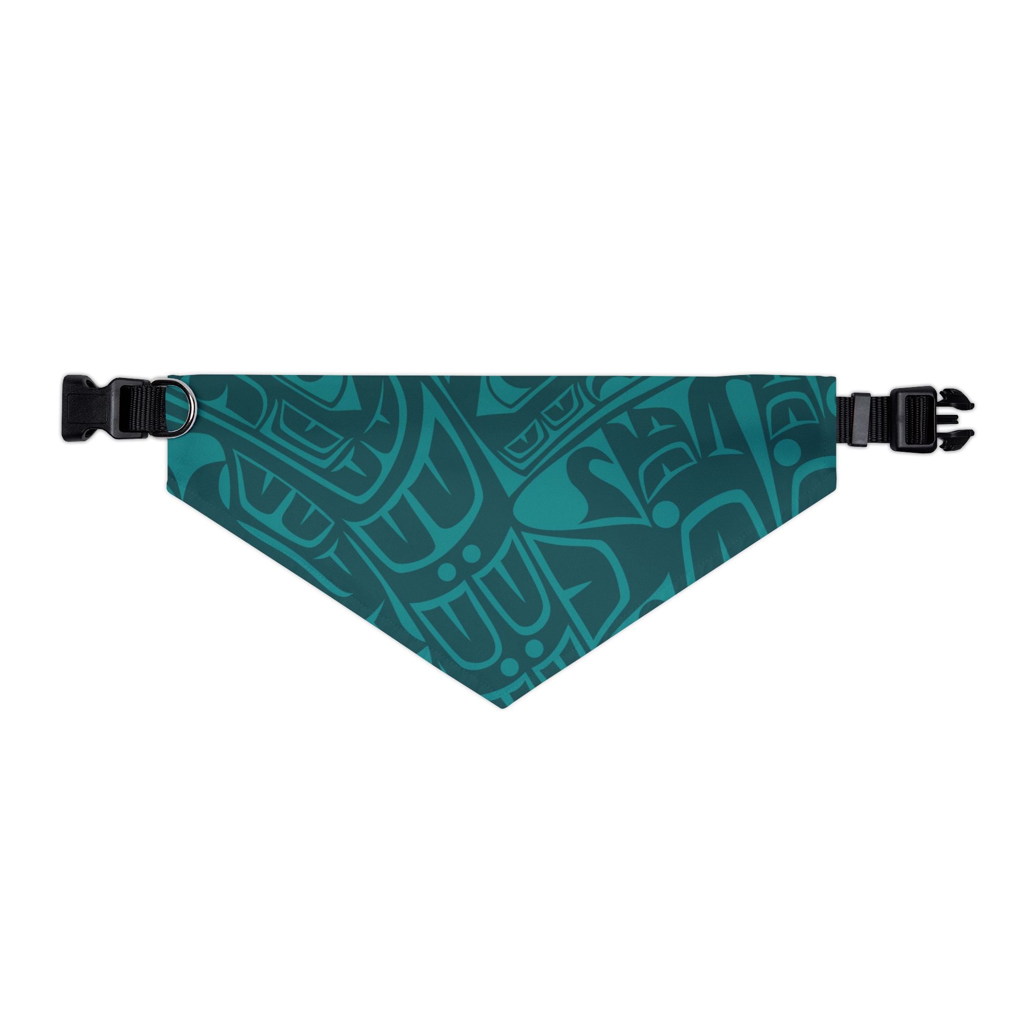 Pet Bandana Collar - Classic Tribal Print (Teal) Northern Spiritlines™