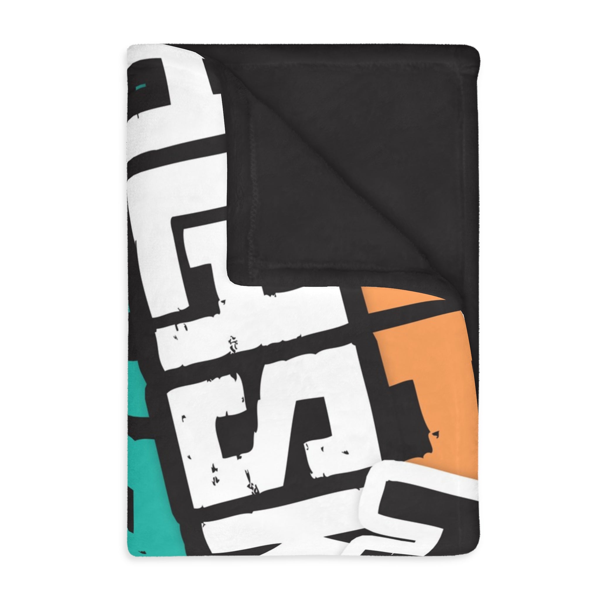 AK Sticker Bomb - Reversible Plush Blanket - AK State Line™ Collection