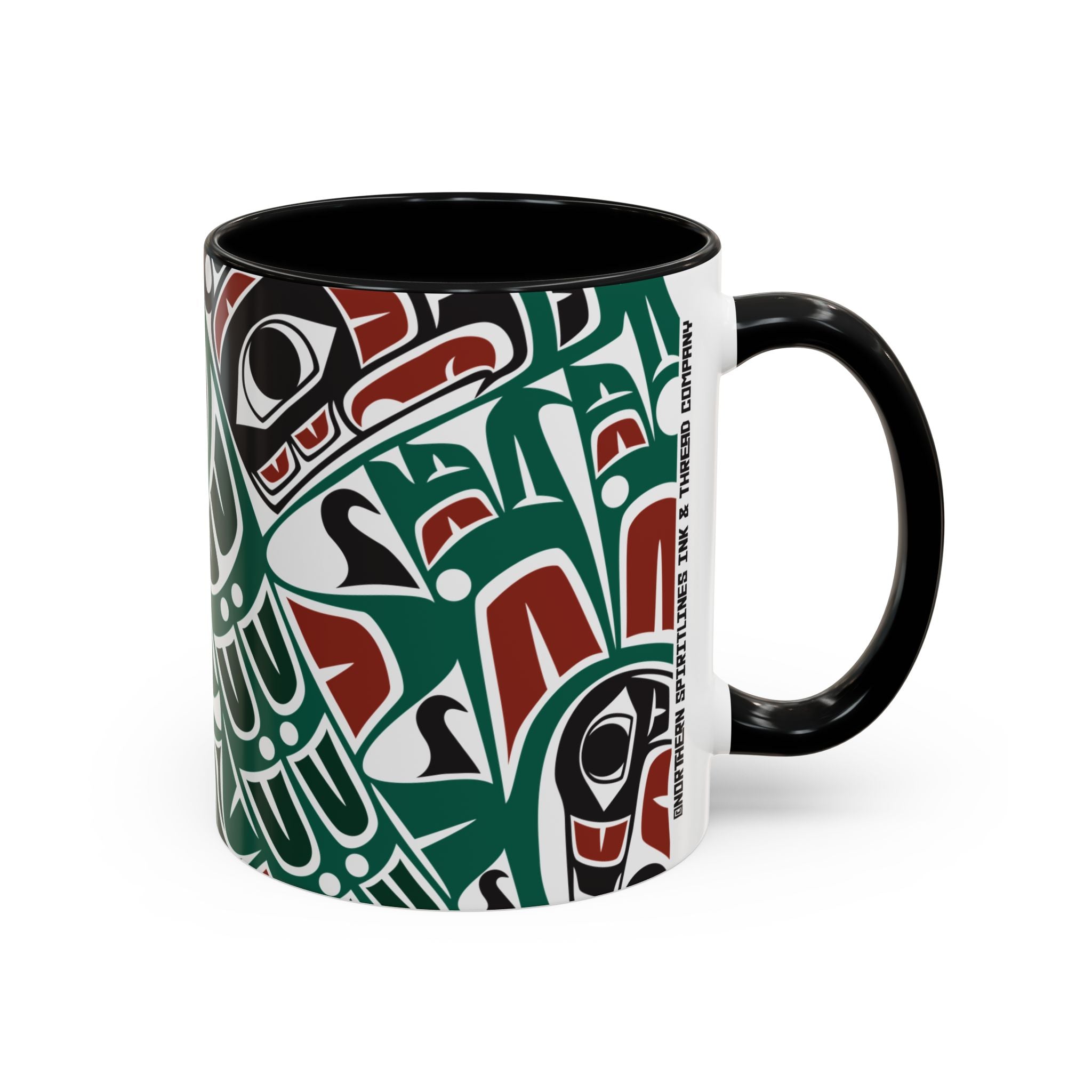 11 oz. Coffee Mug - Classic Tribal Sea Monster - Northern Spiritlines™ Collection