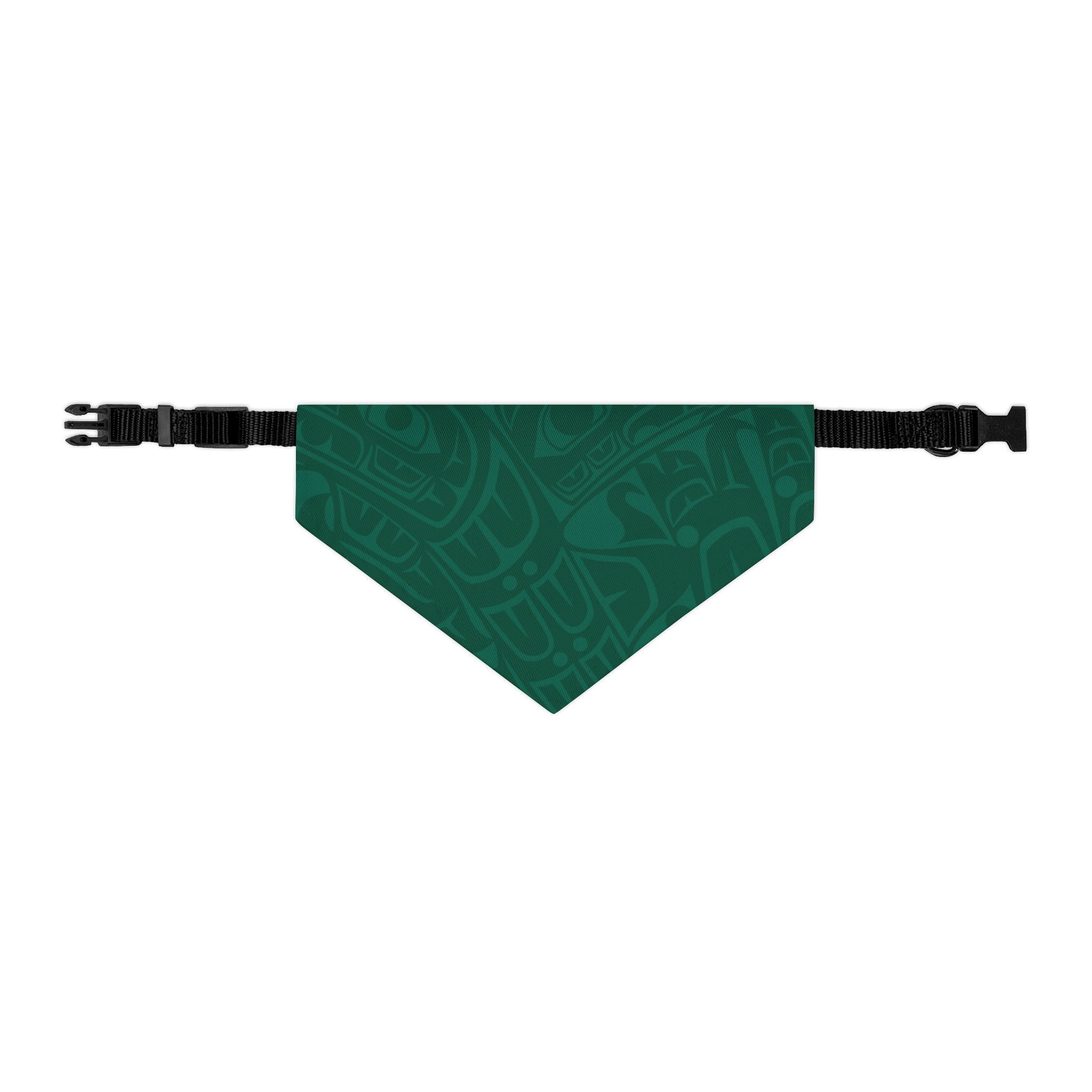 Pet Bandana Collar - Classic Tribal Print (Green) Northern Spiritlines™