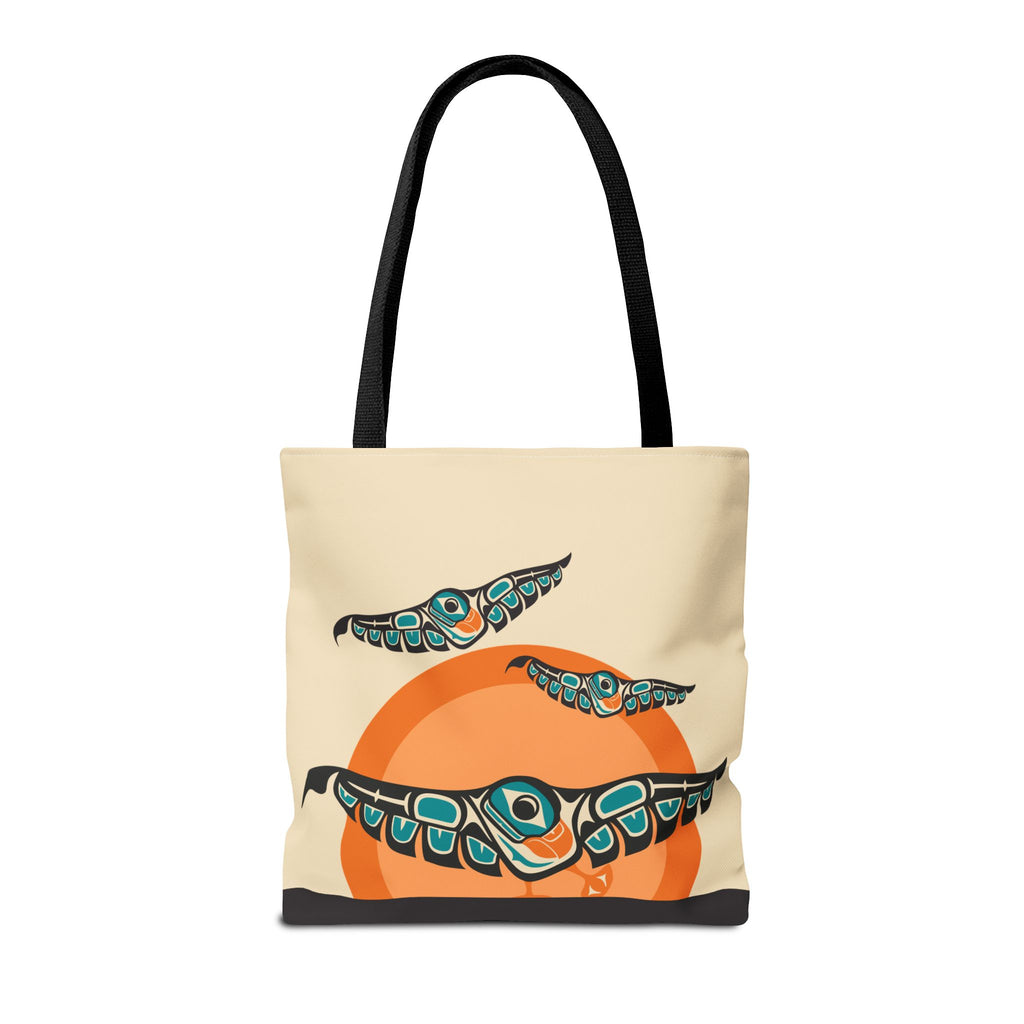 Canvas Tote Bag - Classic Tribal Puffins - Northern Spiritlines™