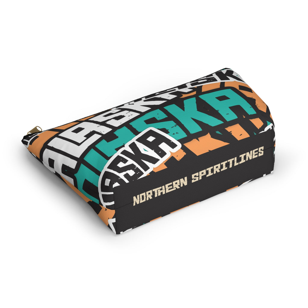 Travel Accessory Zipper Pouch - AK Sticker Bomb - AK State Line™ Collection