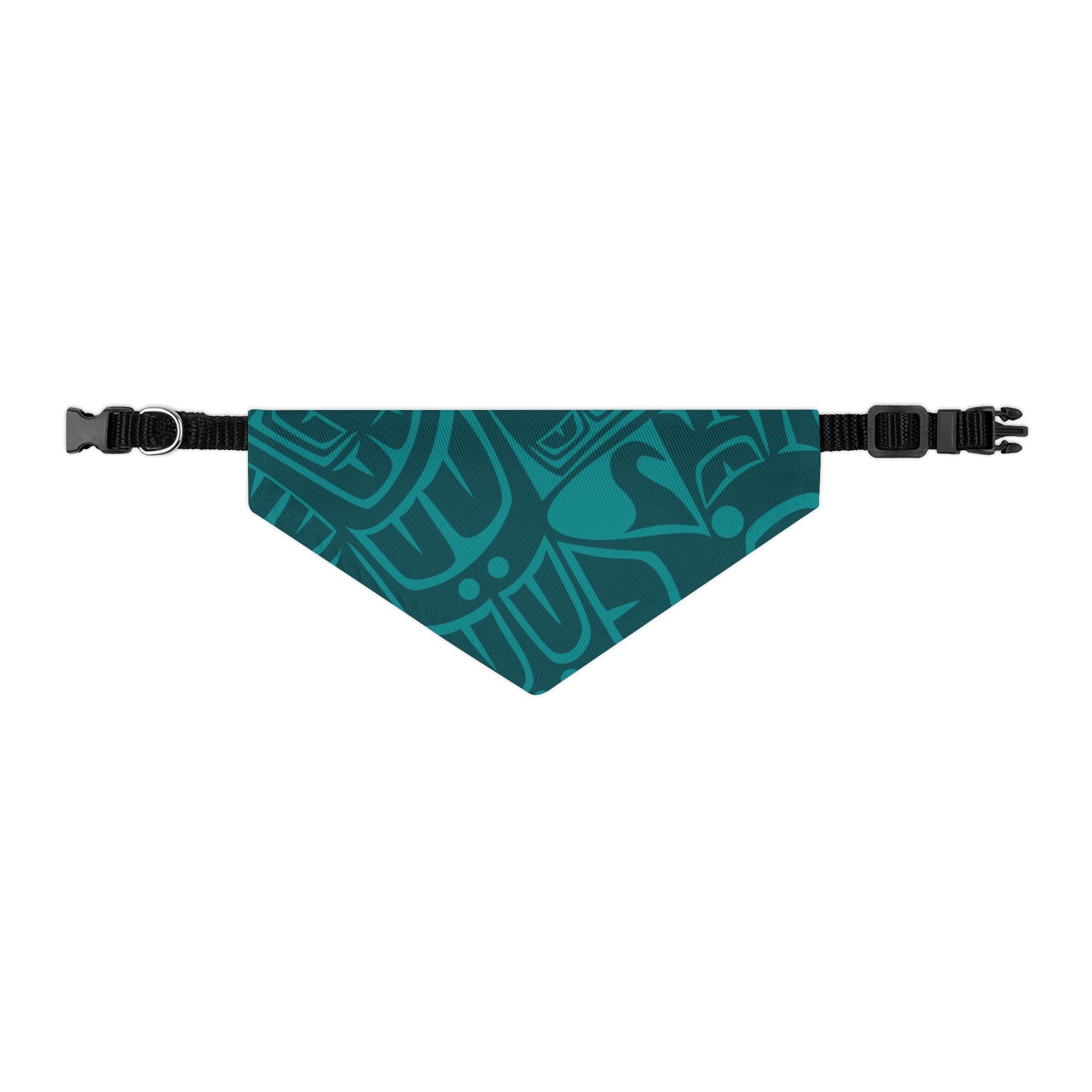 Pet Bandana Collar - Classic Tribal Print (Teal) Northern Spiritlines™