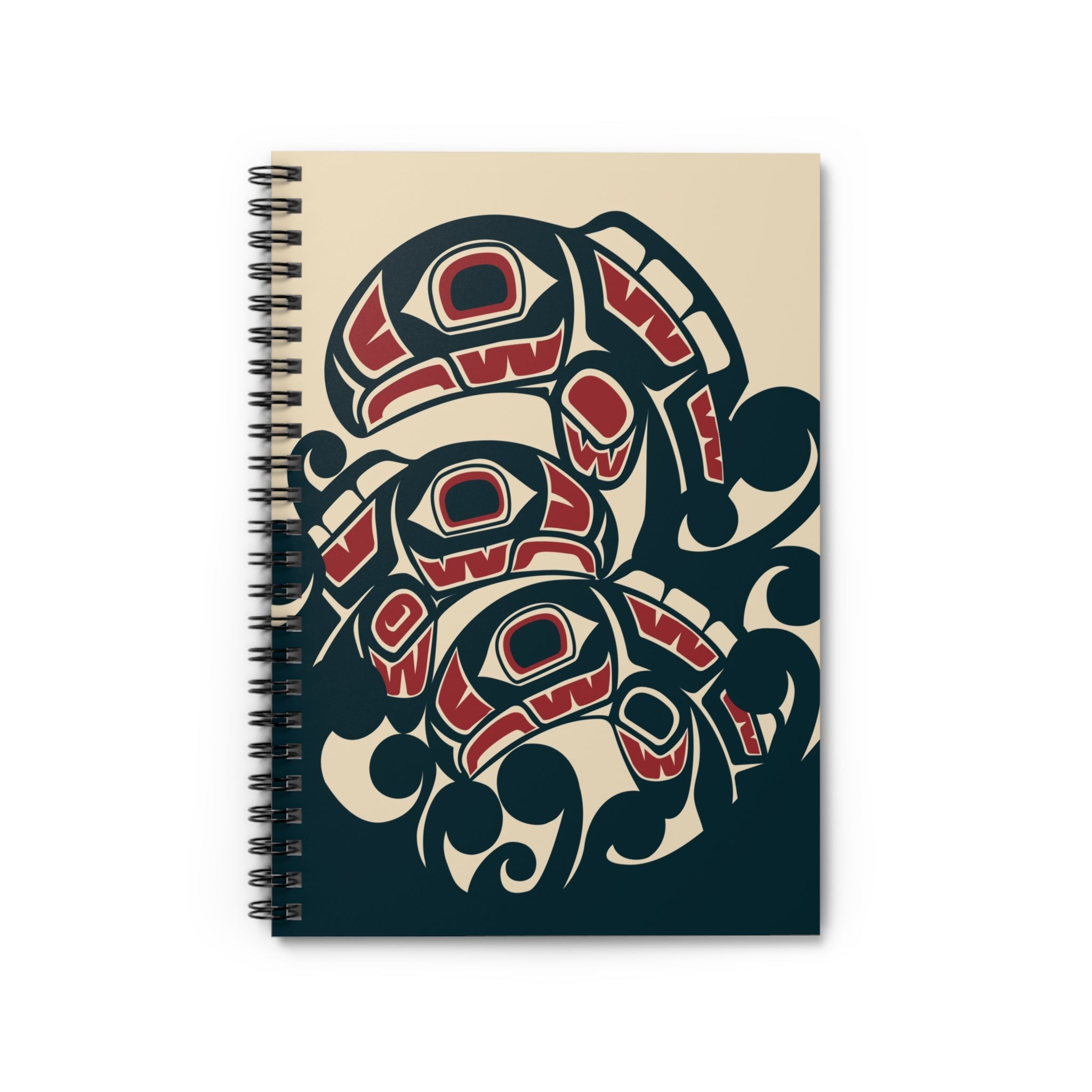 Journal - Spiral Bound | Classic Tribal Salmon | Signature Collection