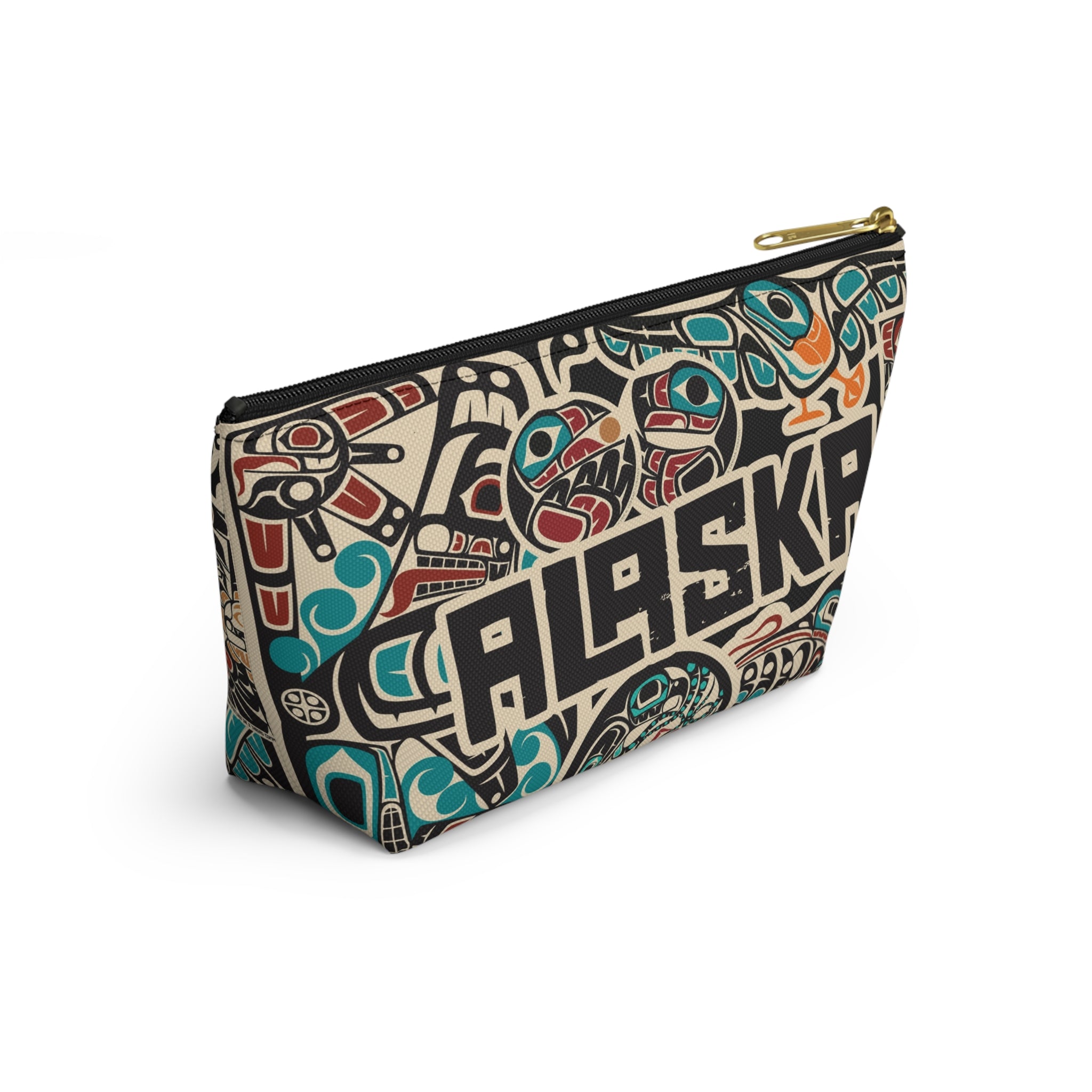 Travel Accessory Zipper Pouch - AK Sticker Bomb - AK State Line™ Collection