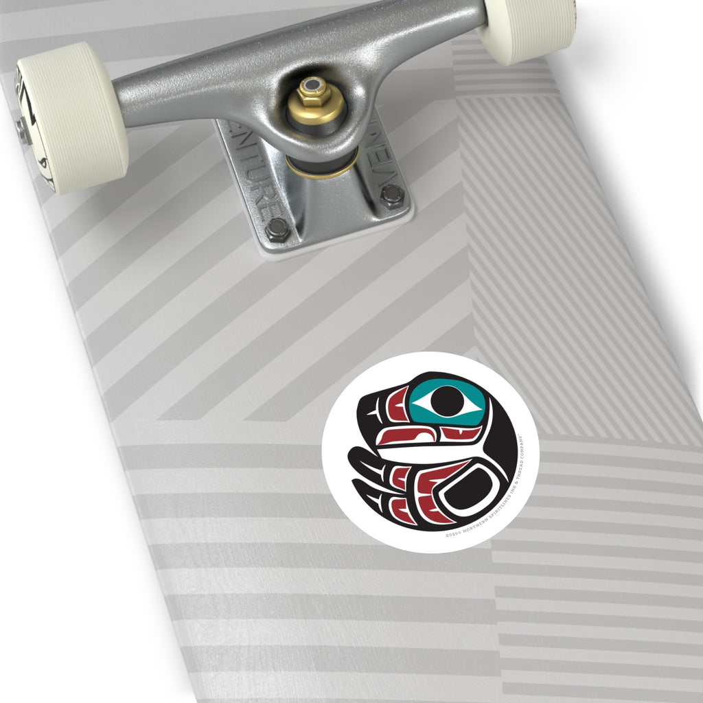Vinyl Sticker Indoor/Outdoor - Round Tribal Eagle - Northern Spiritlines™