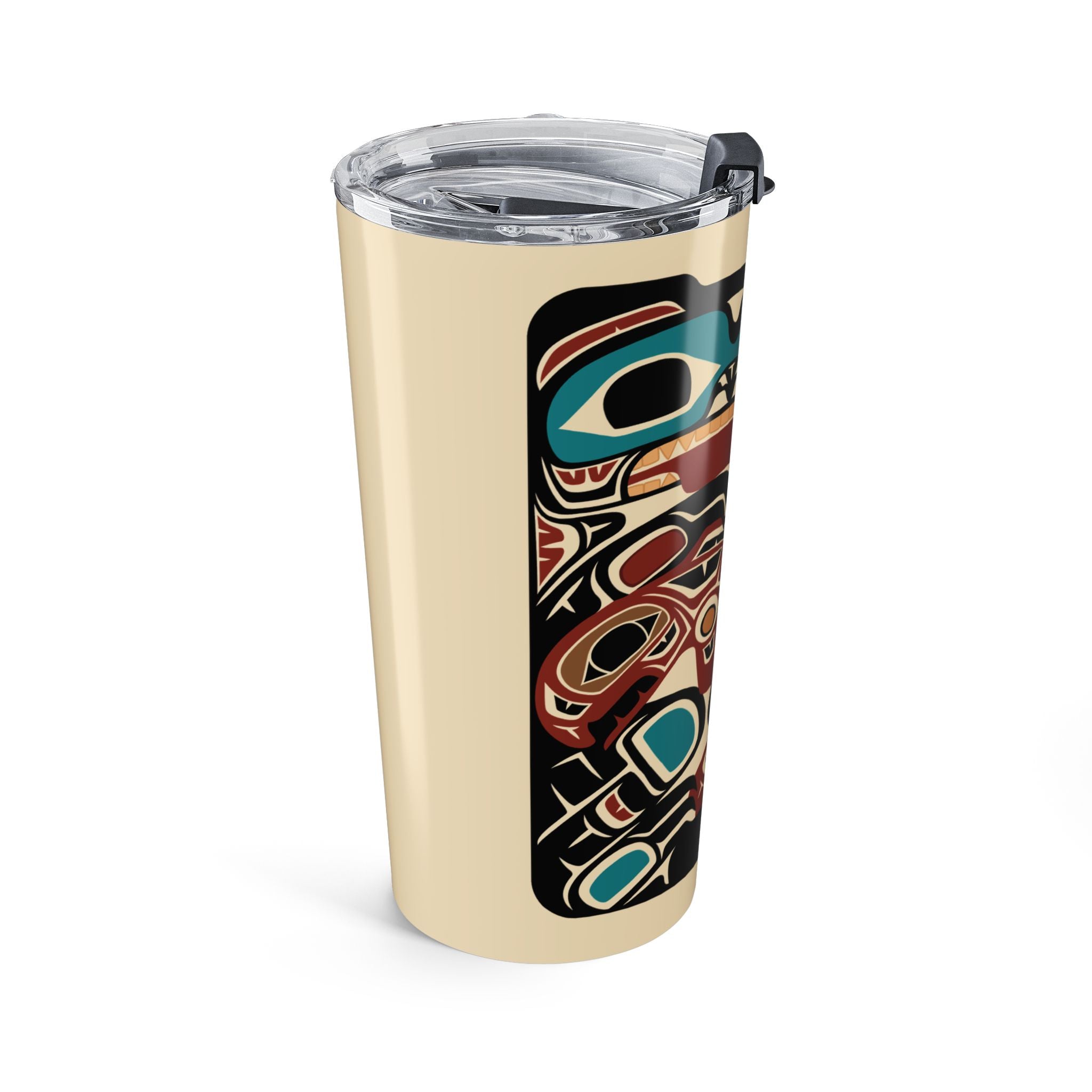 20 oz. Travel Tumbler | Alaska Bear & Salmon | Stateline™ Collection