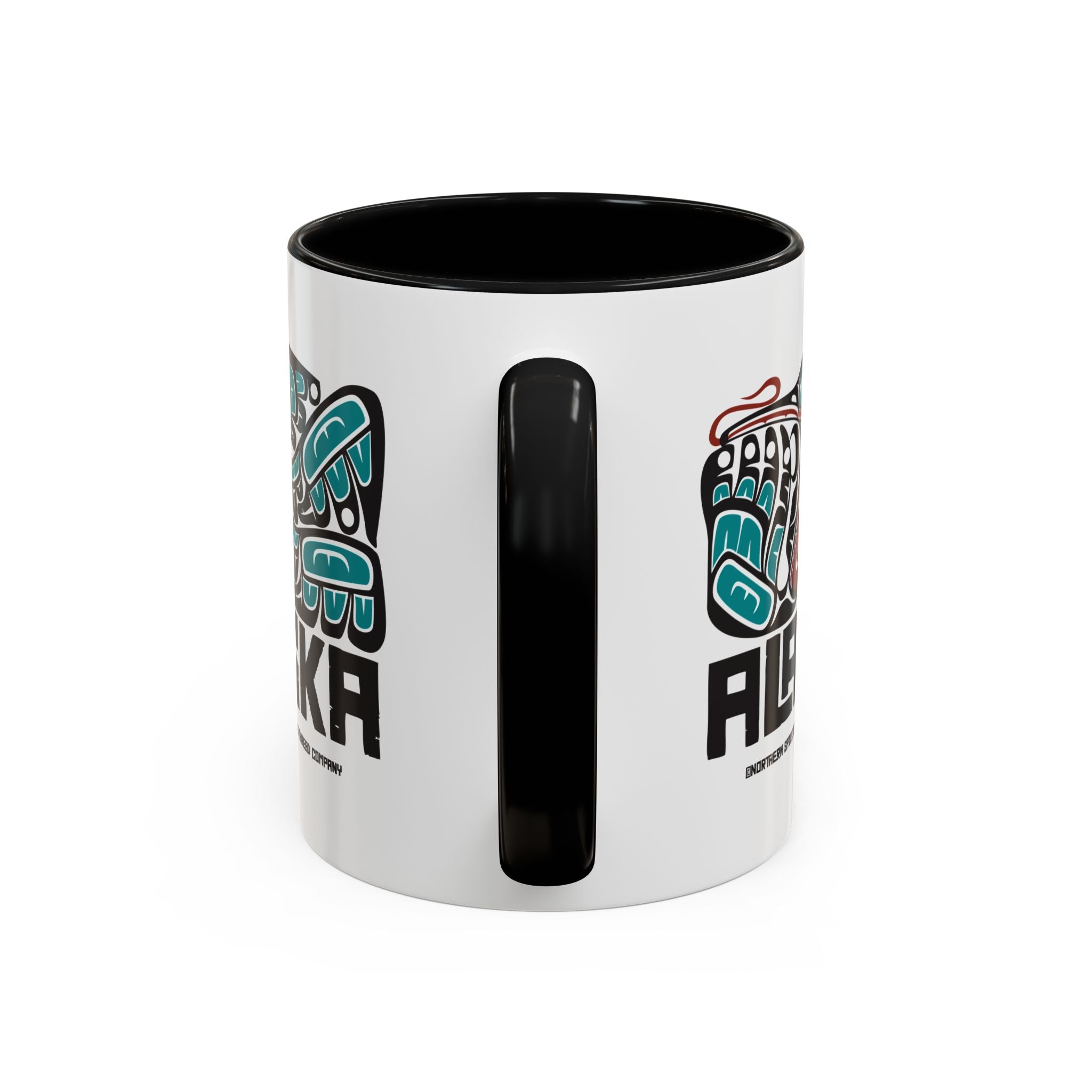 11 oz. Coffee Mug - Alaska Tribal Hummingbird - AK State Line™ Collection