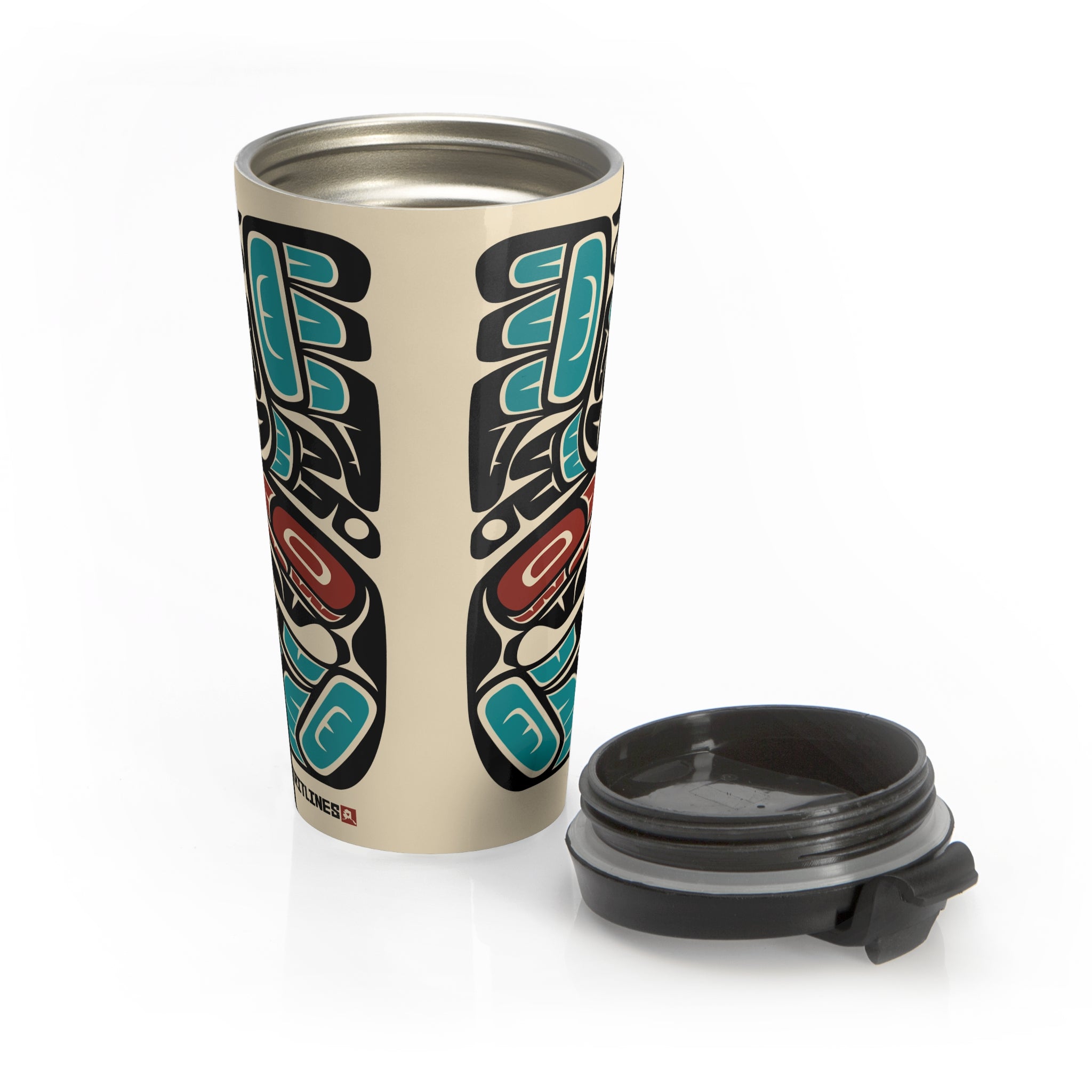 15 oz. Coffee Travel Tumbler | Classic Tribal Hummingbird | Signature Collection