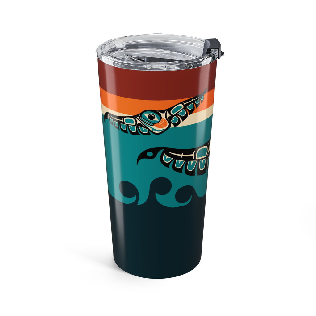 20 oz. Travel Tumbler | Classic Tribal Puffins | Signature Collection