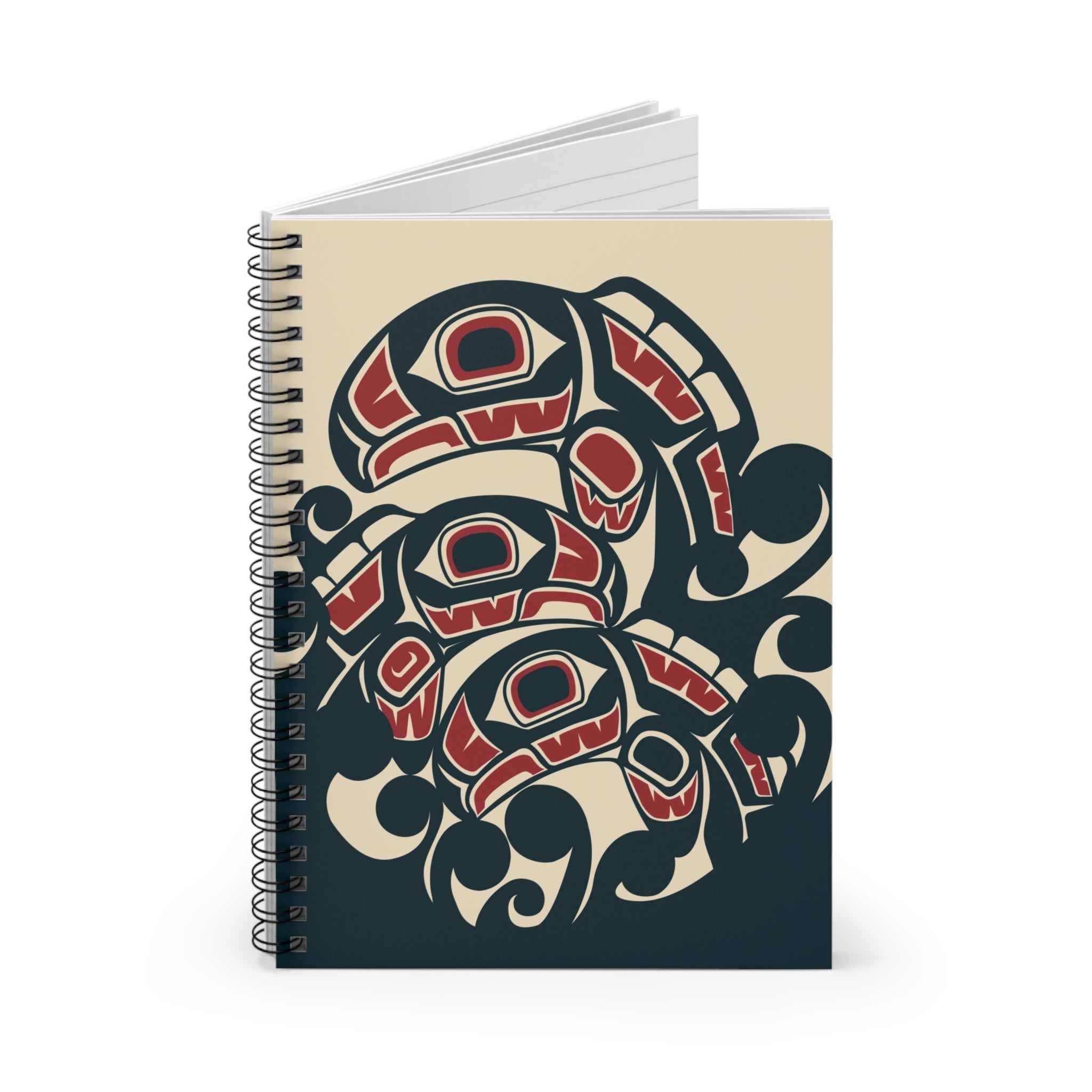Journal - Spiral Bound | Classic Tribal Salmon | Signature Collection