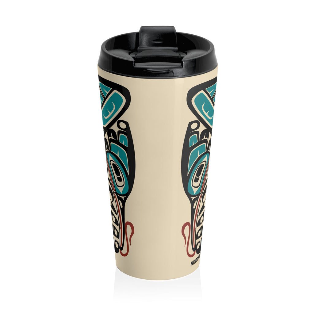 15 oz. Coffee Travel Tumbler | Classic Tribal Hummingbird | Signature Collection