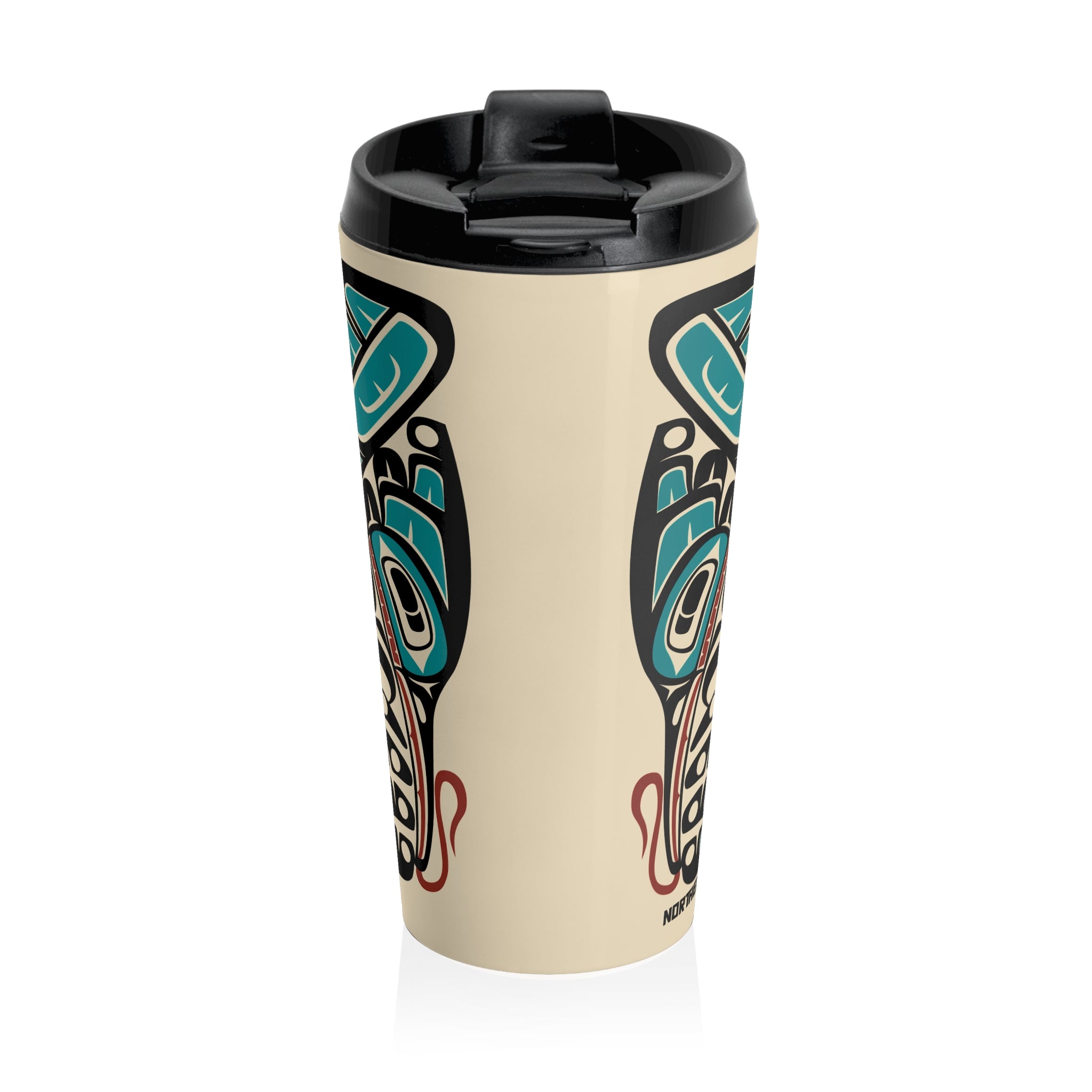 15 oz. Coffee Travel Tumbler | Classic Tribal Hummingbird | Signature Collection