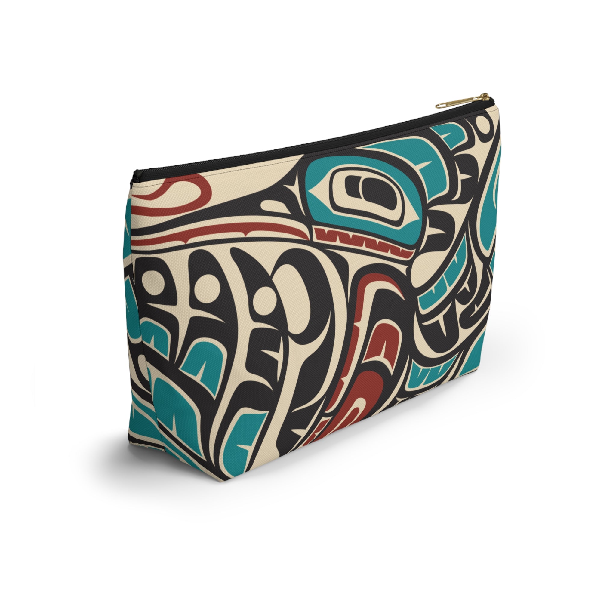 Travel Accessory Zipper Pouch - Classic Tribal Hummingbird Print - Northern Spiritlines™
