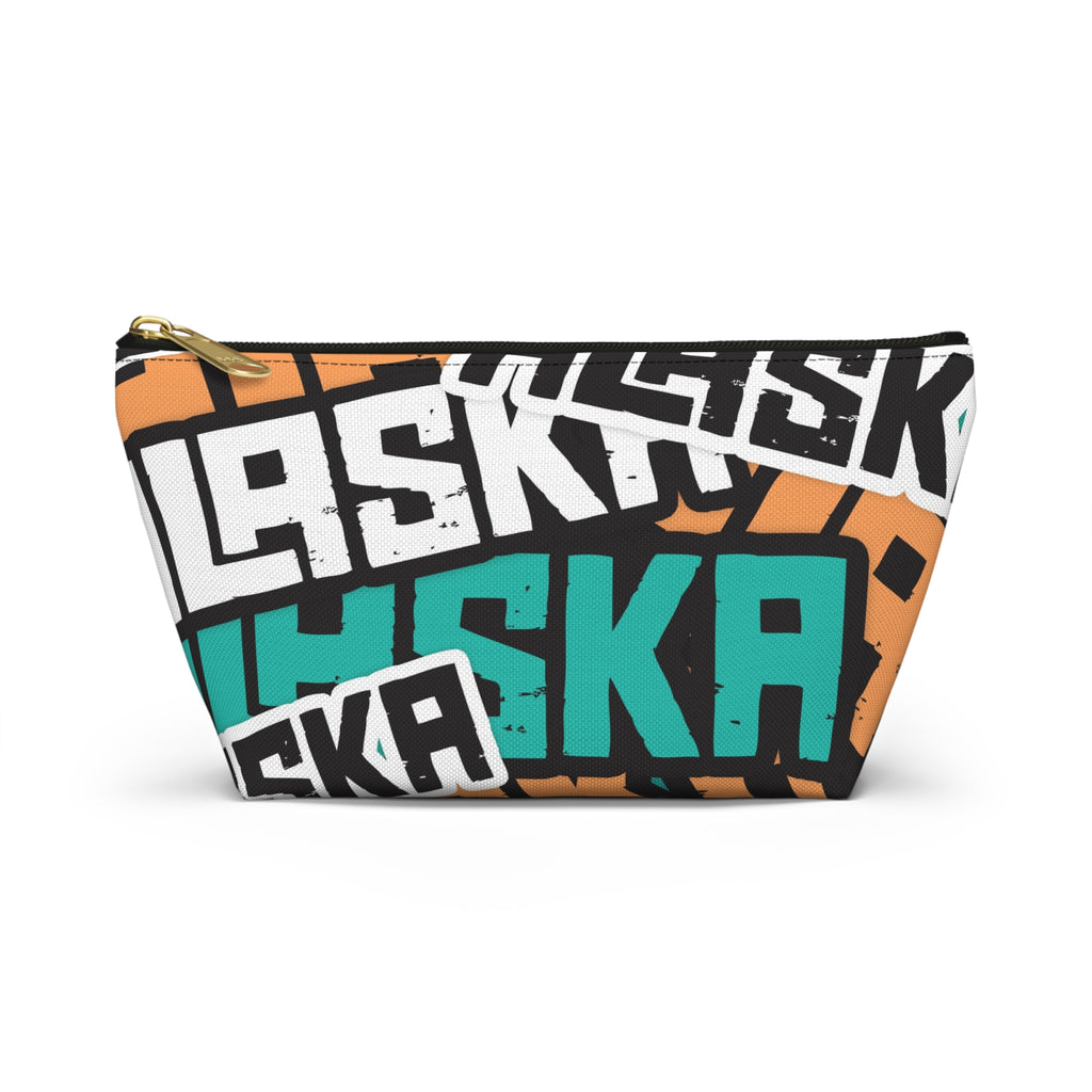 Travel Accessory Zipper Pouch - AK Sticker Bomb - AK State Line™ Collection