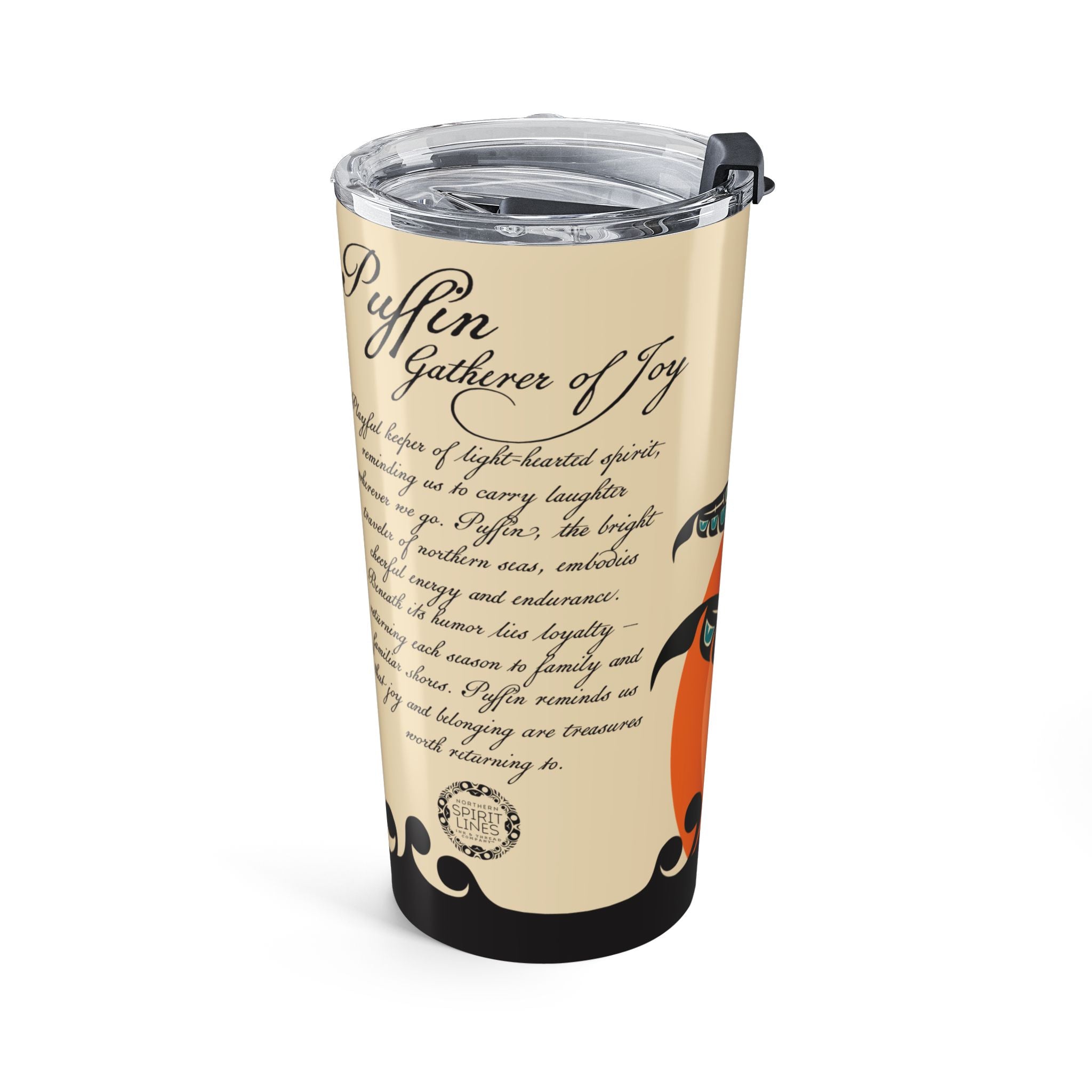 The Puffin - Spirit Storytellers™ 20 oz. Coffee Tumbler