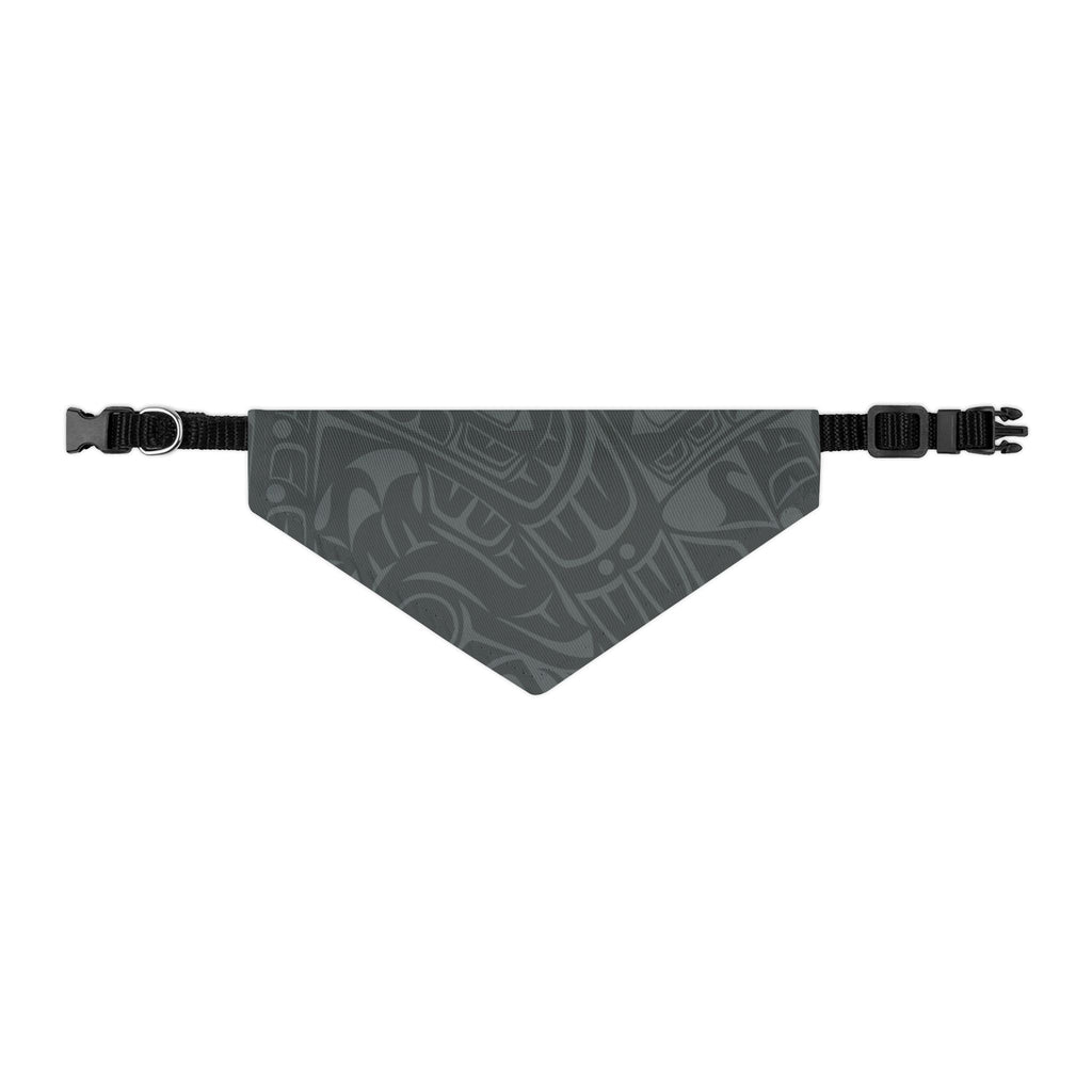 Pet Bandana Collar - Classic Tribal Print (Gray) Northern Spiritlines™