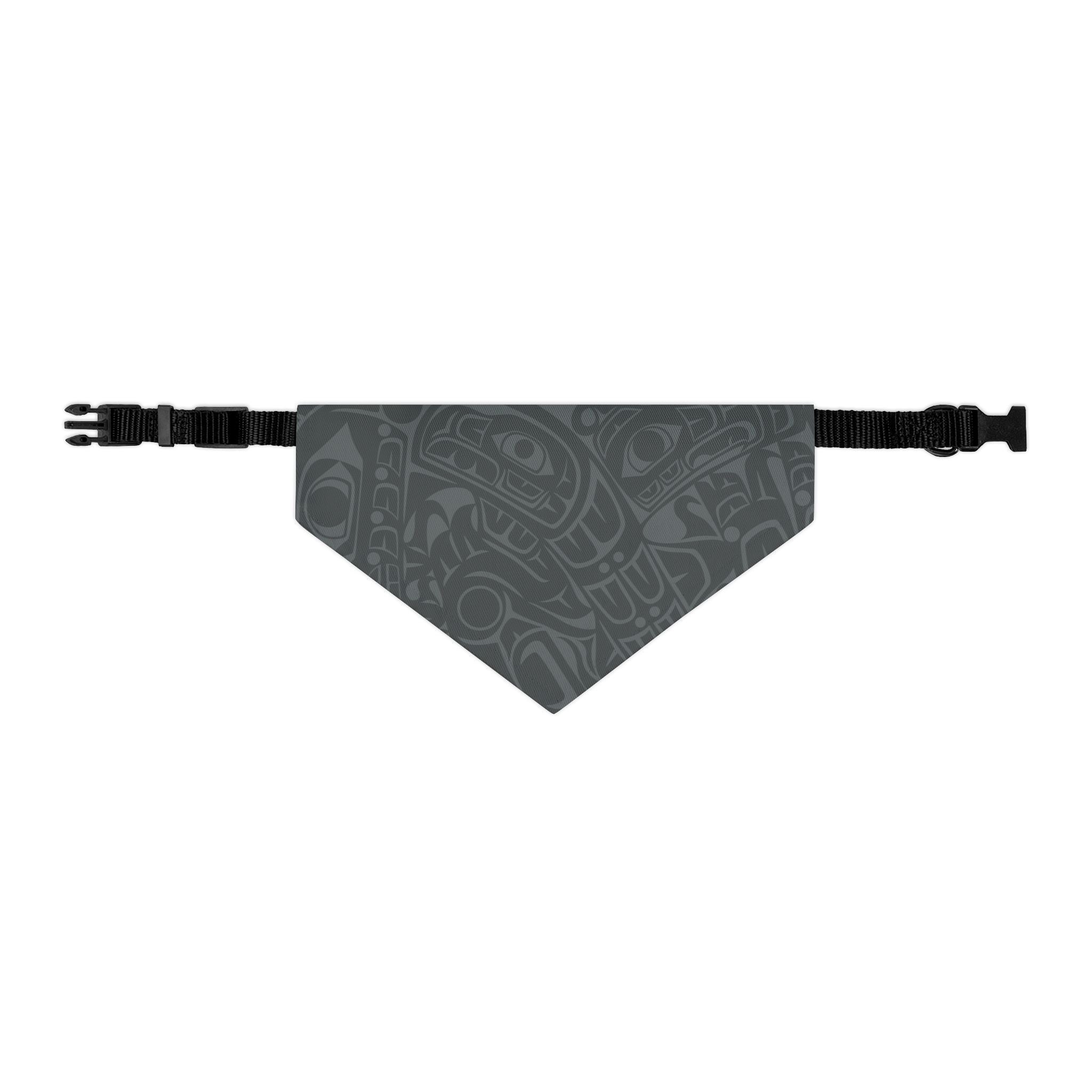 Pet Bandana Collar - Classic Tribal Print (Gray) Northern Spiritlines™