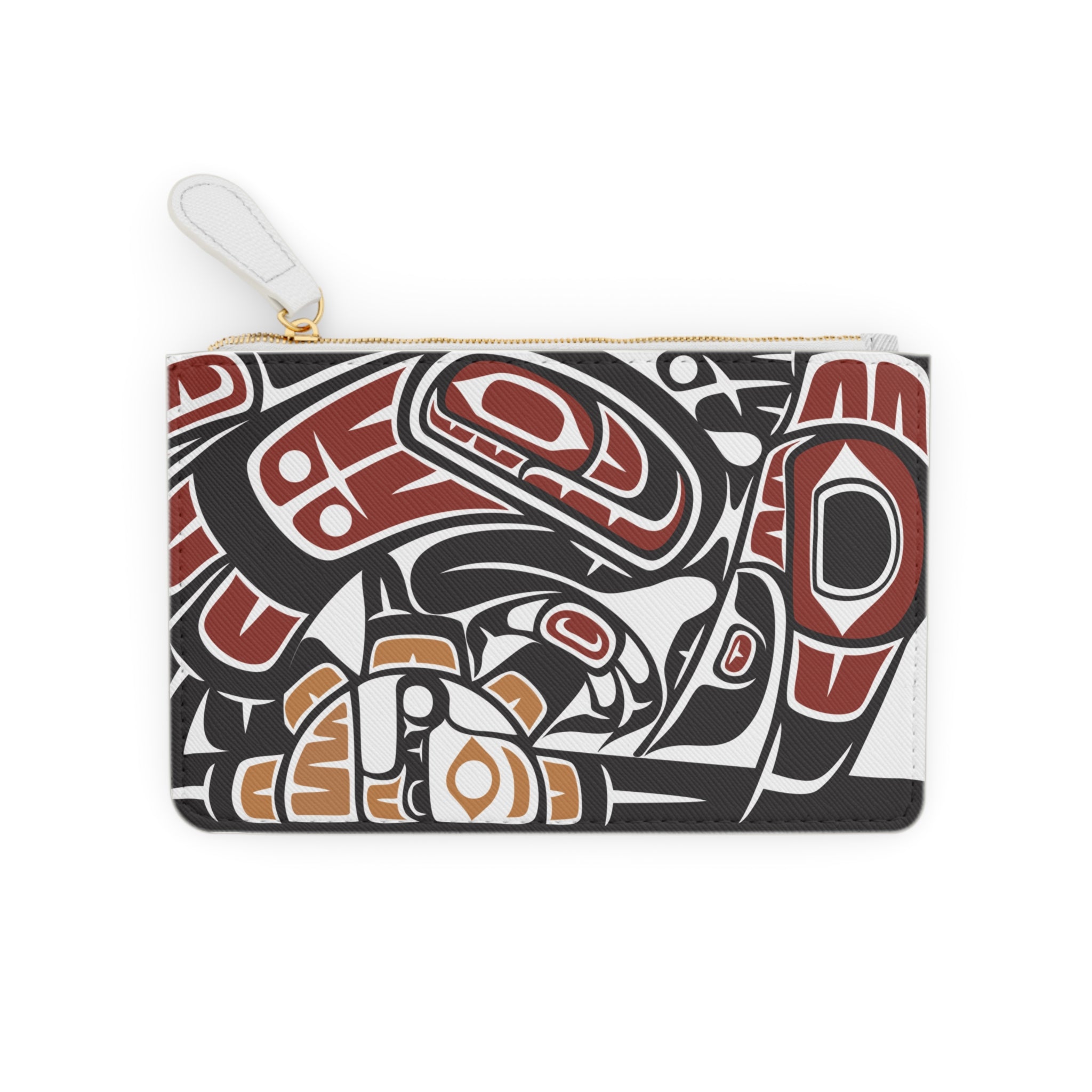 Mini Clutch Bag/Wallet - Classic Tribal Raven - Northern Spiritlines™