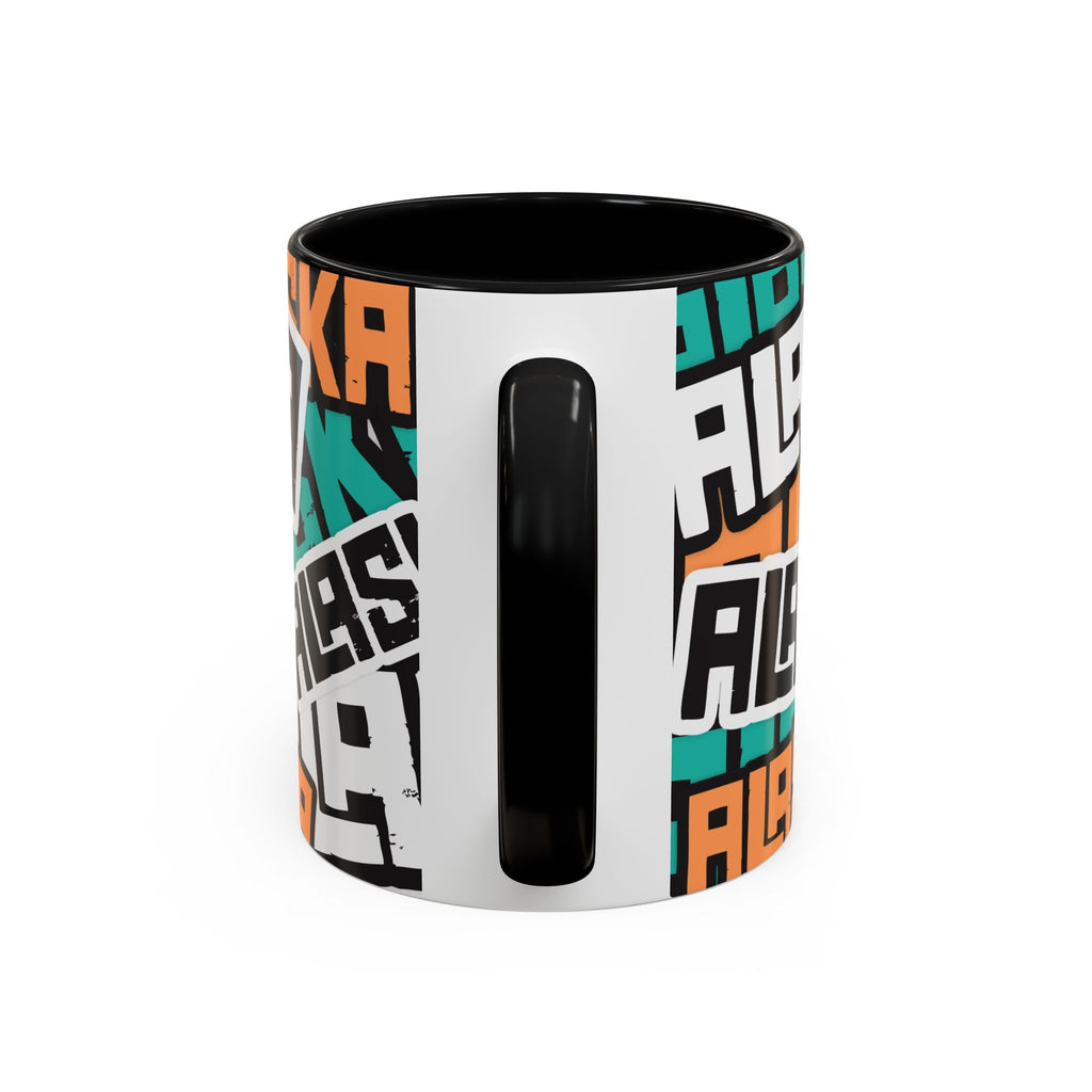 11 oz. Coffee Mug - Alaska Sticker Bomb - AK State Line™ Collection