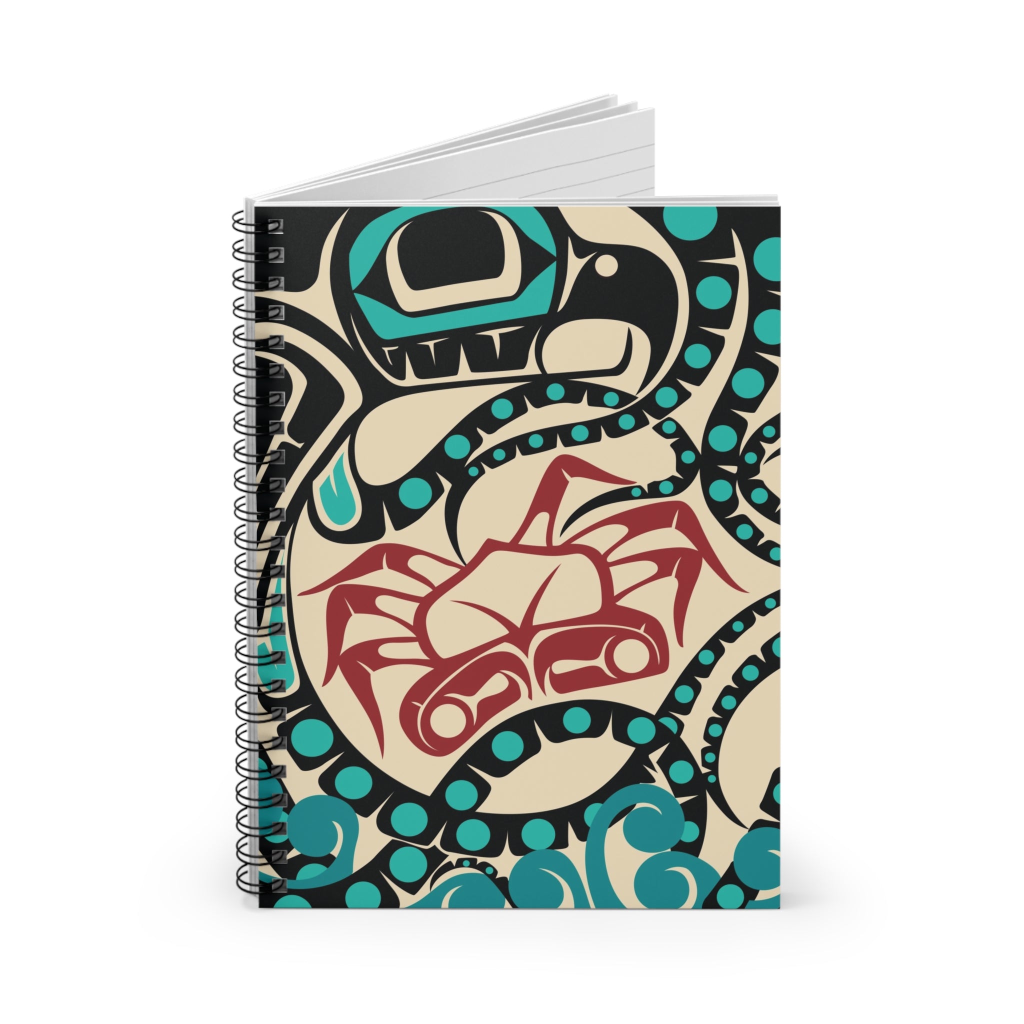 Journal - Spiral Bound | Classic Tribal Octopus | Signature Collection