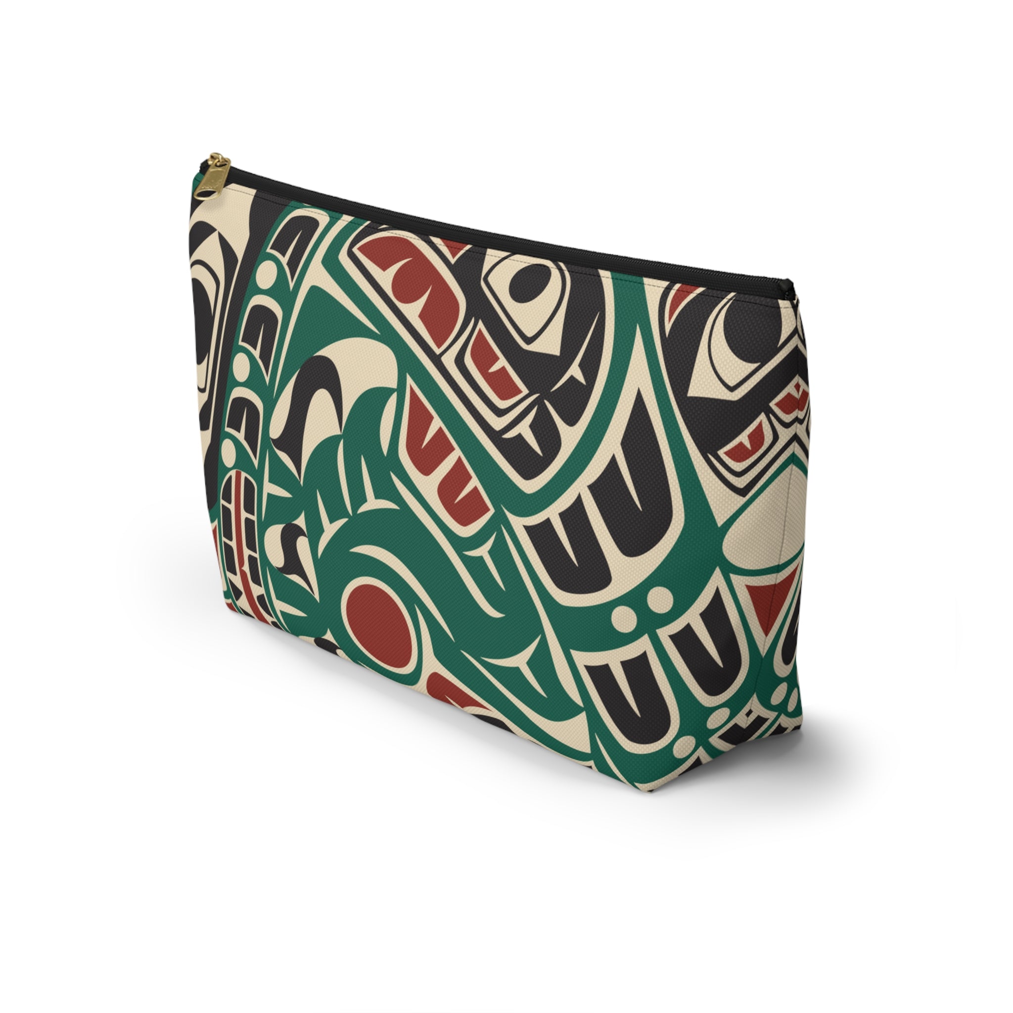 Travel Accessory Zipper Pouch - Classic Tribal Sea Monster - Northern Spiritlines™