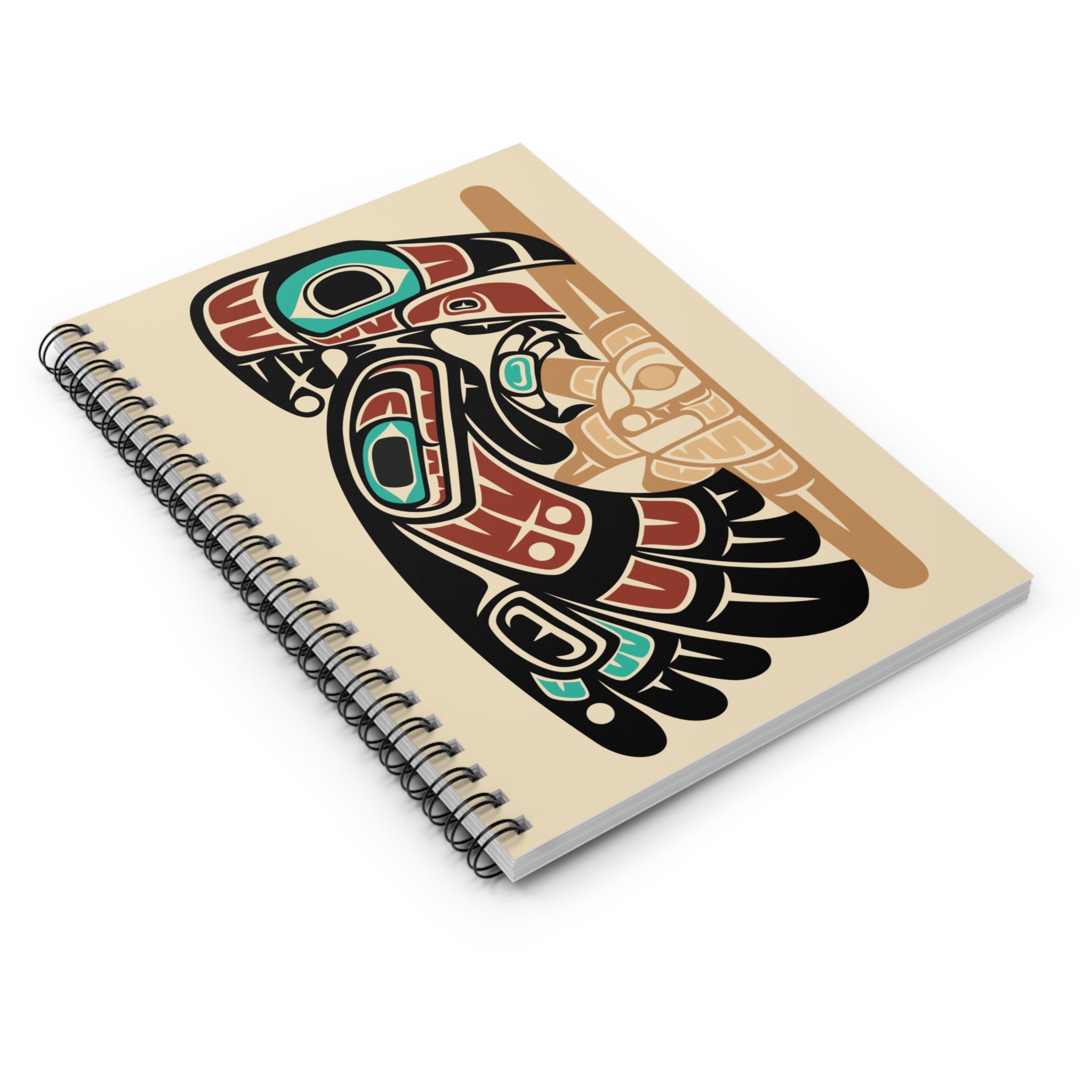 Journal - Spiral Bound | Tribal Raven & Sun | Signature Collection