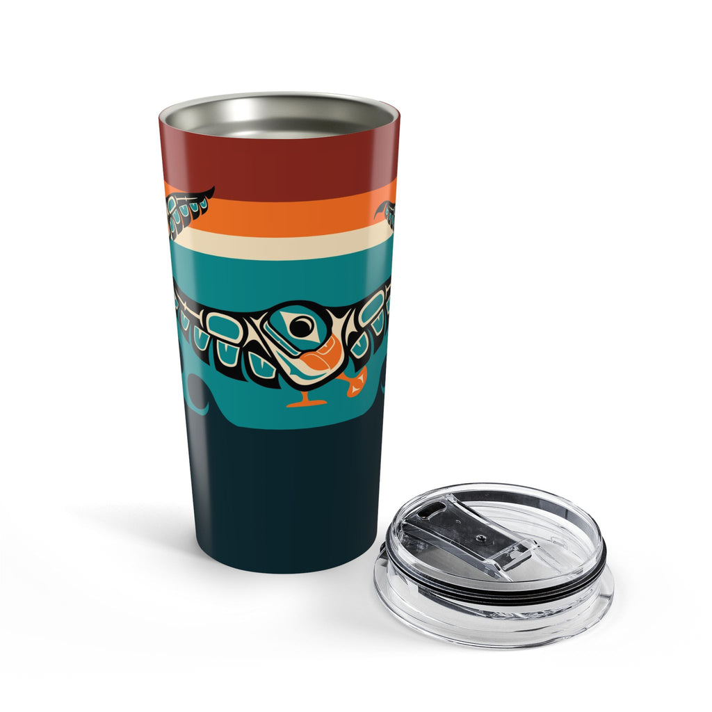 20 oz. Travel Tumbler | Classic Tribal Puffins | Signature Collection