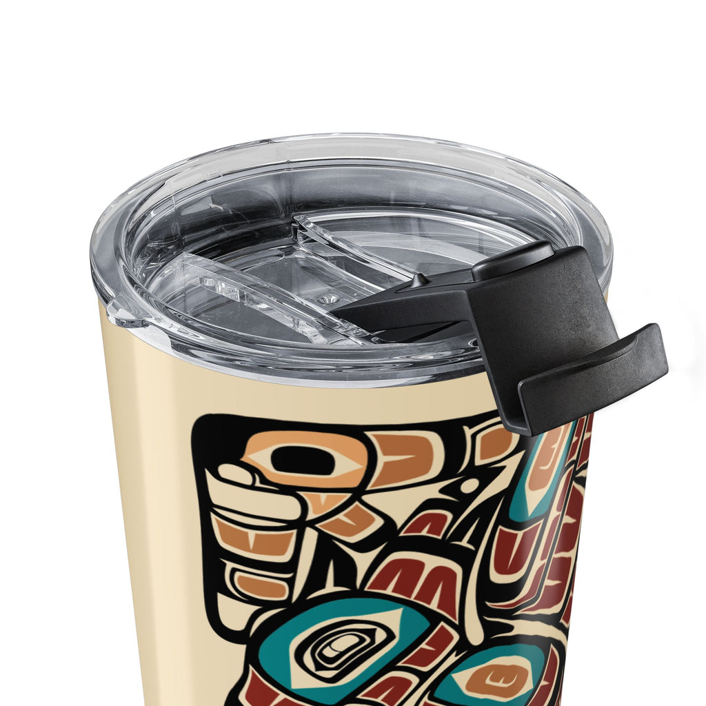 20 oz. Travel Tumbler | Alaska Eagle & Salmon | Stateline™ Collection