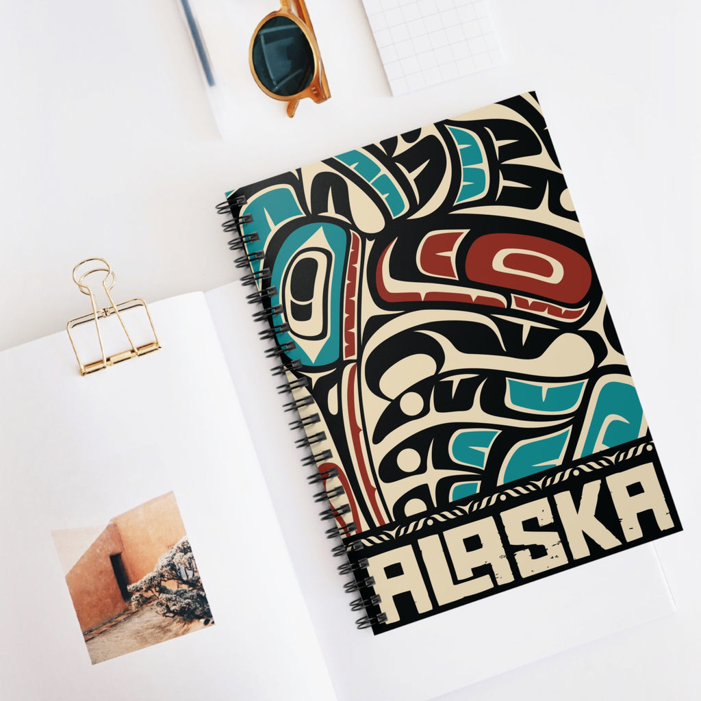 Spiral Notebook, Journal | Alaska Tribal Hummingbird | Stateline™ Collection