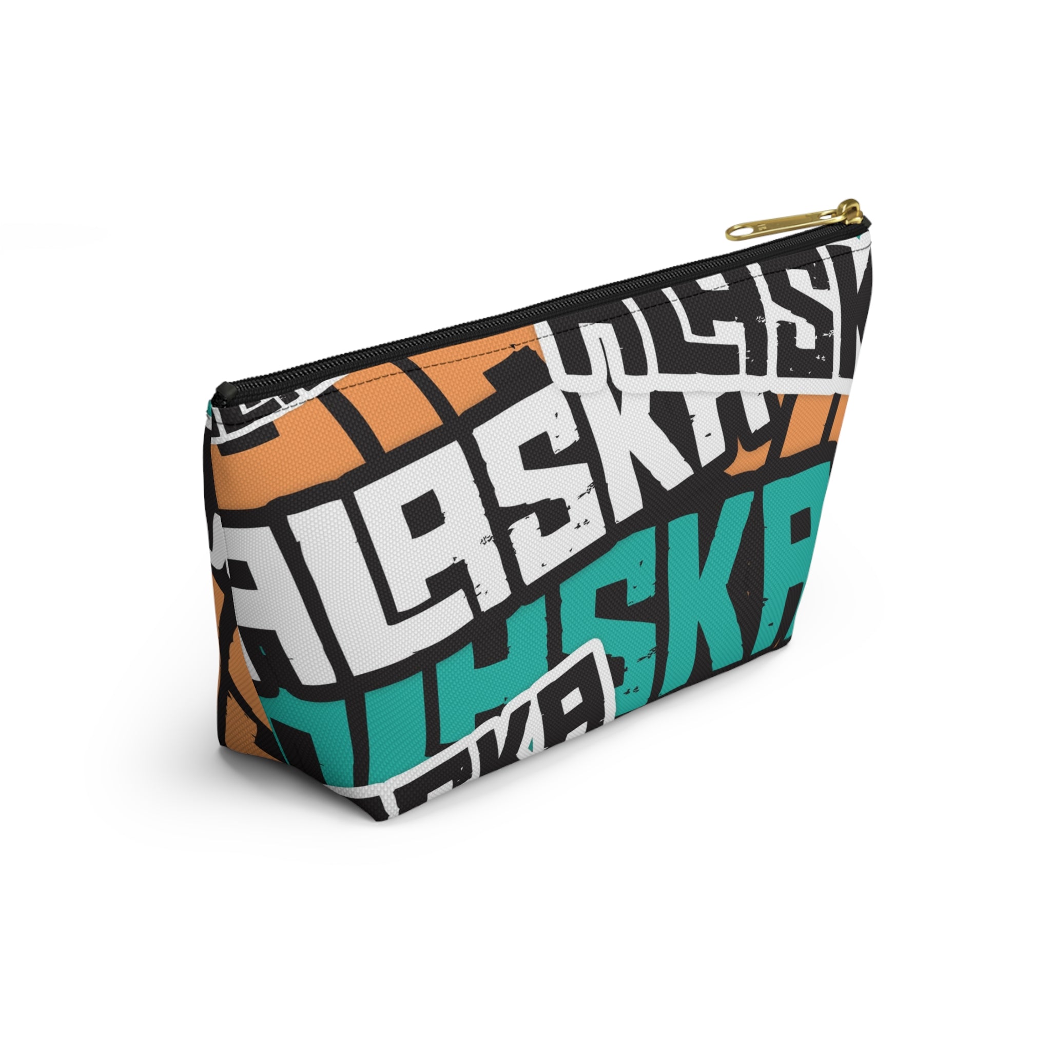 Travel Accessory Zipper Pouch - AK Sticker Bomb - AK State Line™ Collection