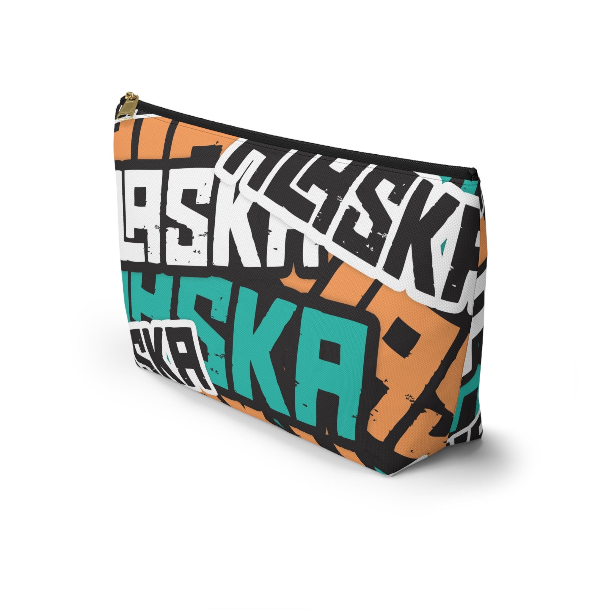 Travel Accessory Zipper Pouch - AK Sticker Bomb - AK State Line™ Collection