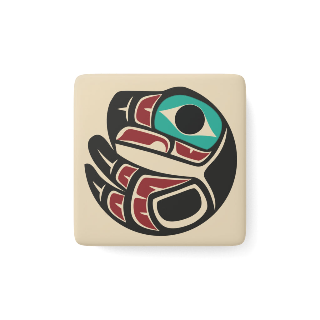 Porcelain Magnet - Classic Tribal Eagle Insignia