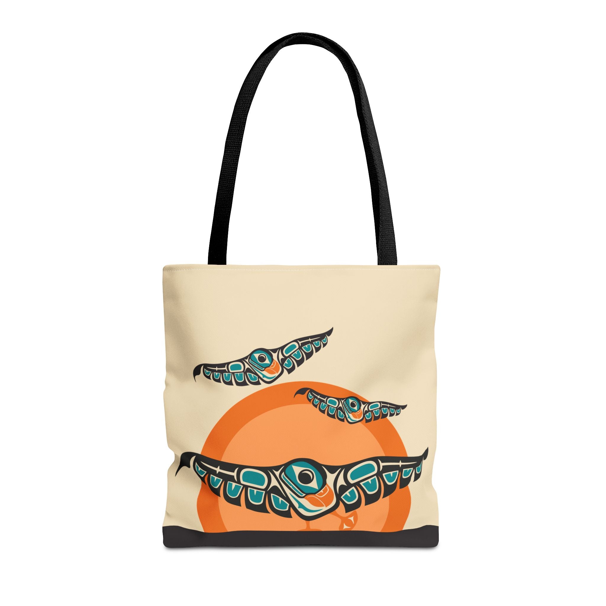 Canvas Tote Bag - Classic Tribal Puffins - Northern Spiritlines™