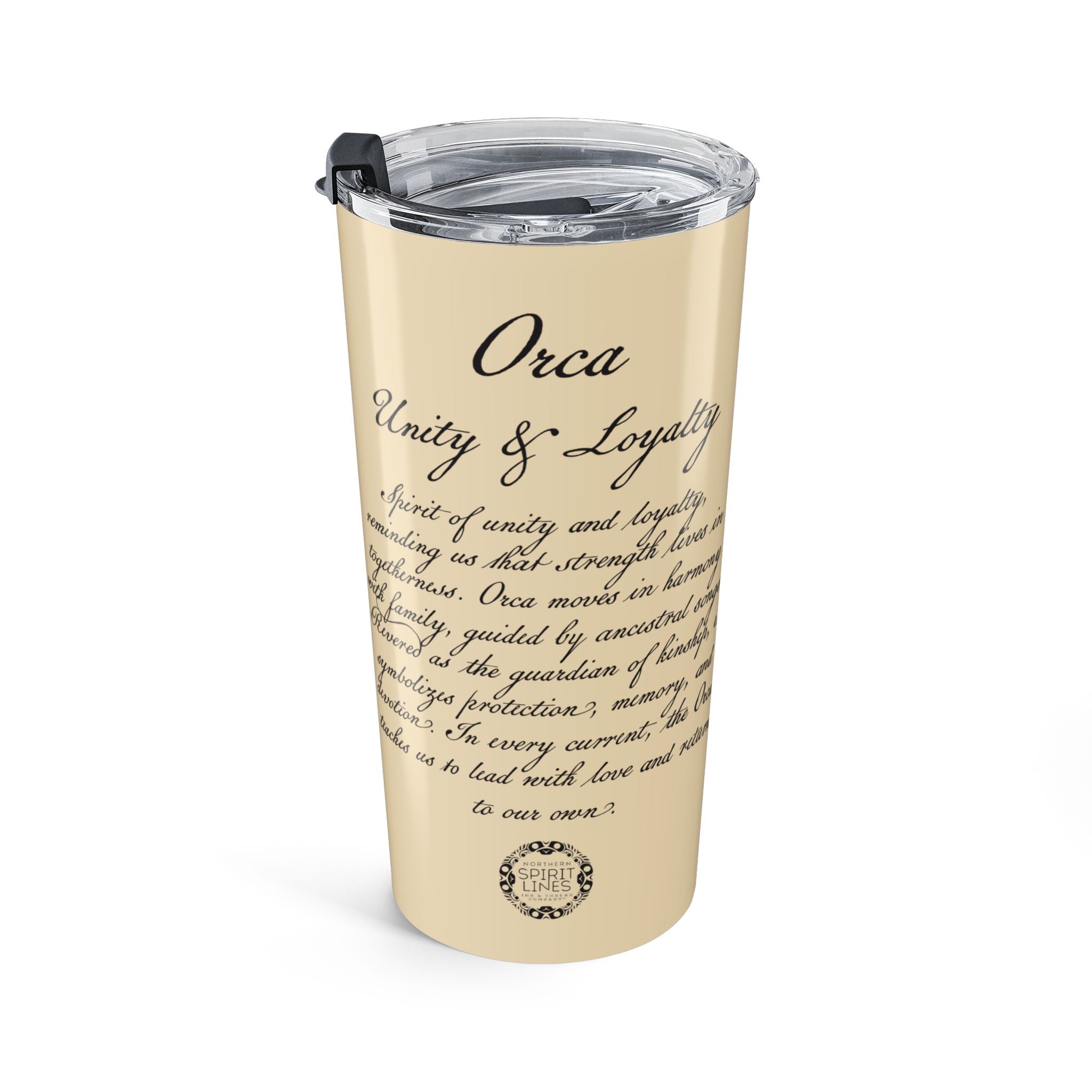 The Orca - Spirit Storytellers™ 20 oz. Coffee Tumbler