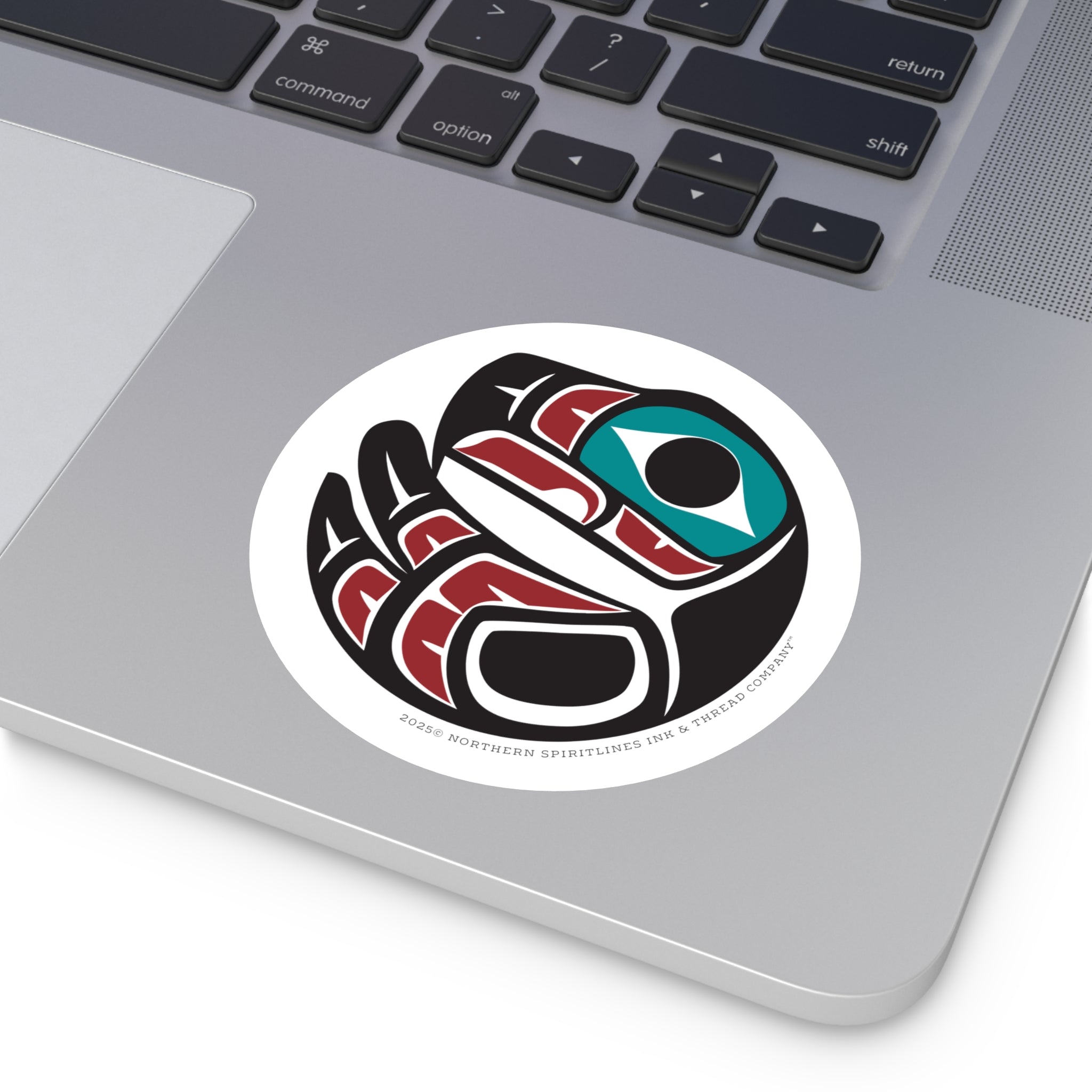Vinyl Sticker Indoor/Outdoor - Round Tribal Eagle - Northern Spiritlines™