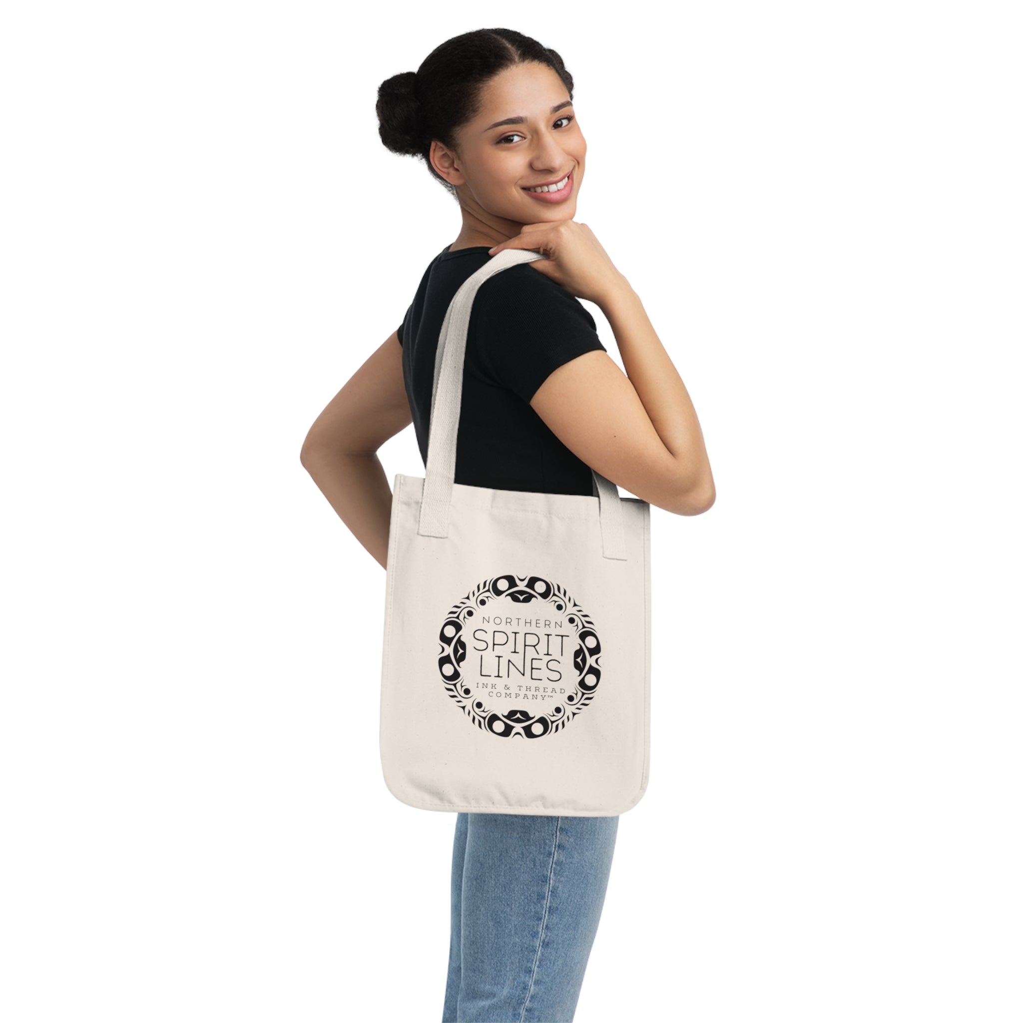 Organic Canvas Tote Bag - Northern Spiritlines™ Logo