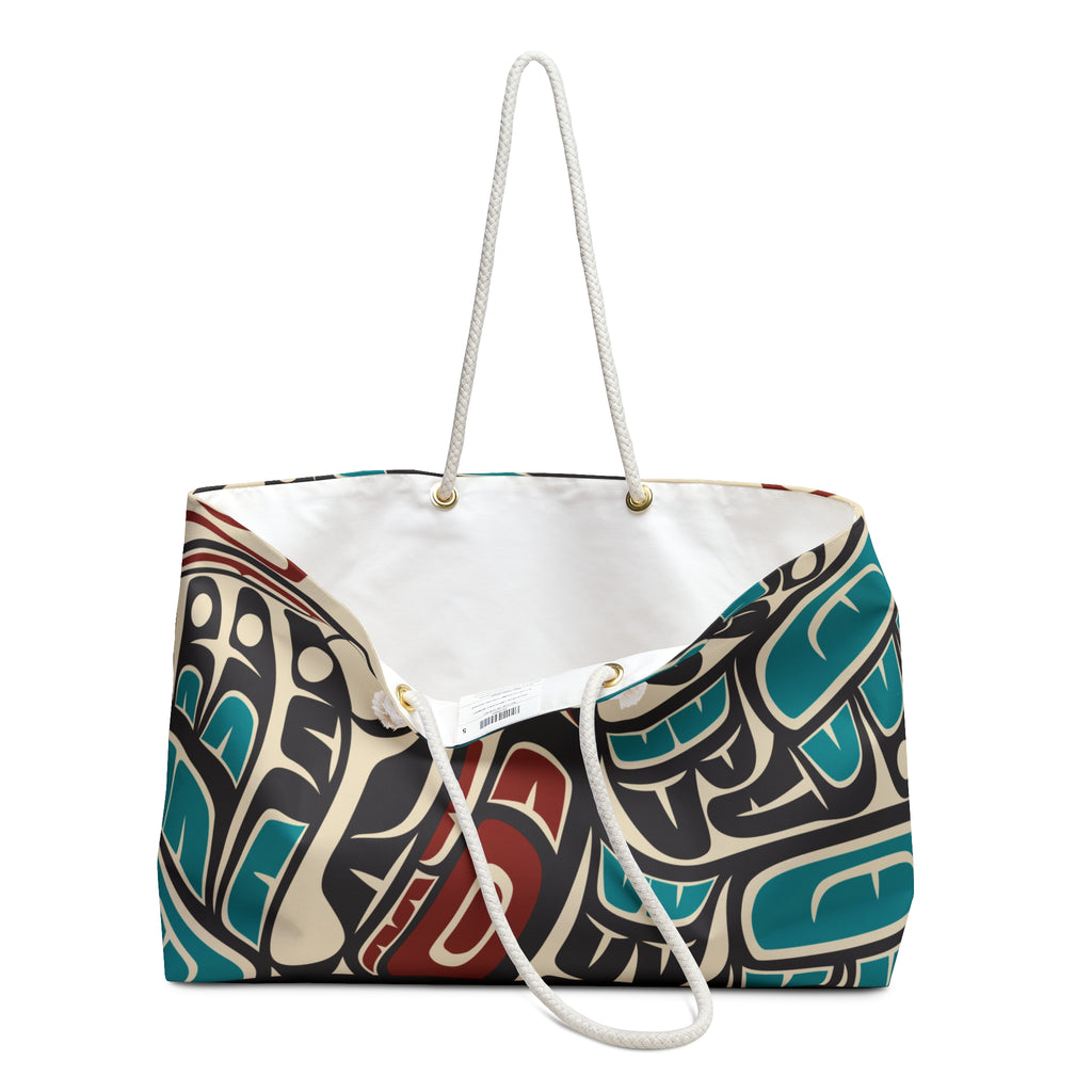Weekender Tote Bag - Classic Tribal Hummingbird Print - Northern Spiritlines™