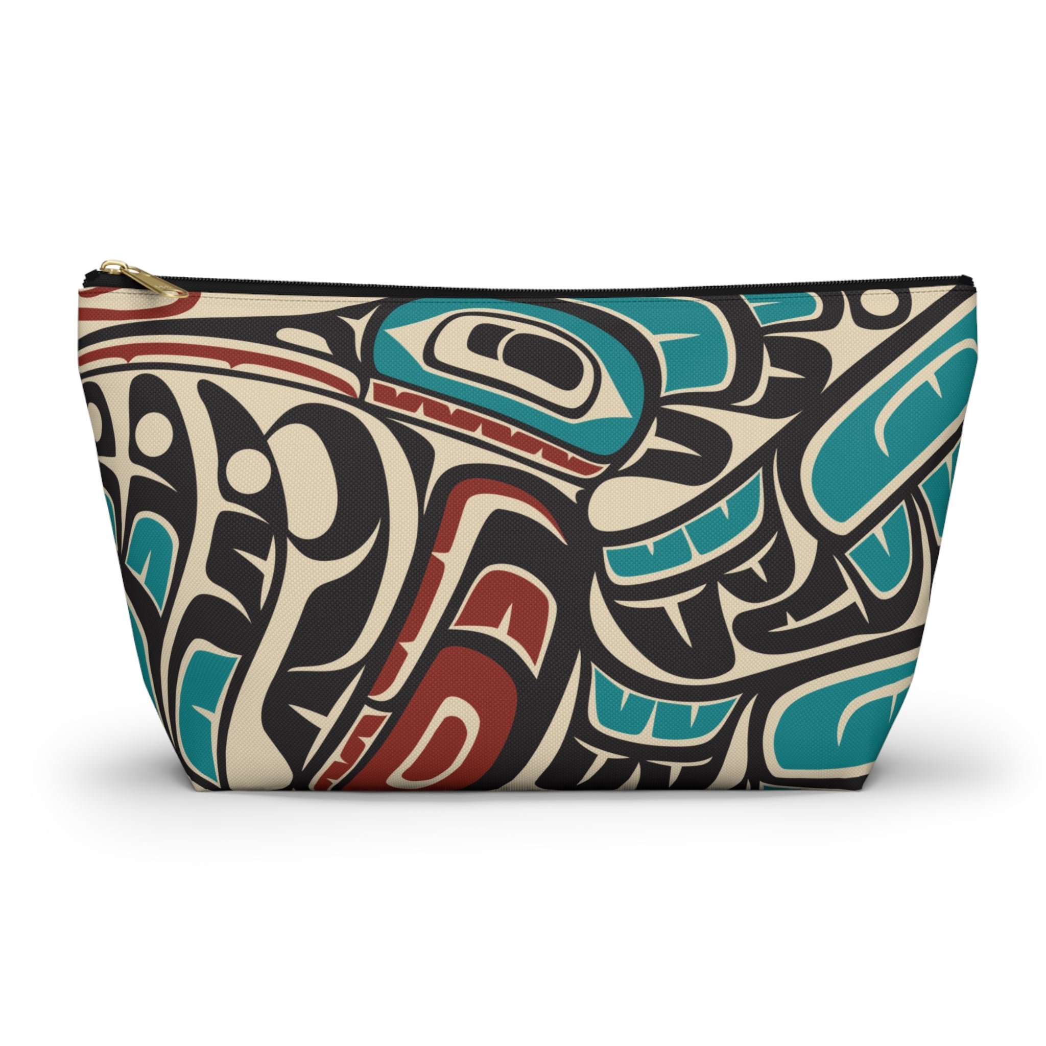 Travel Accessory Zipper Pouch - Classic Tribal Hummingbird Print - Northern Spiritlines™