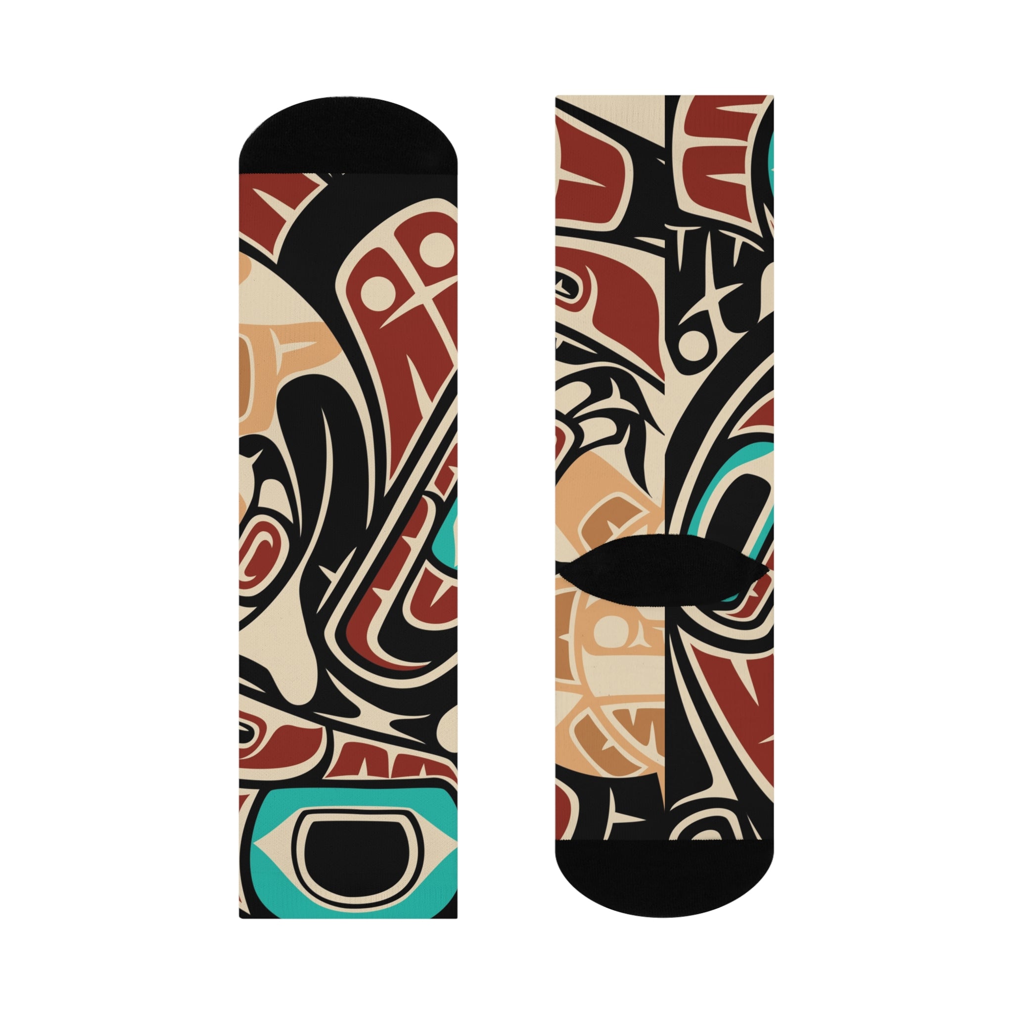 Socks | Classic Tribal Raven & Sun | Signature Collection