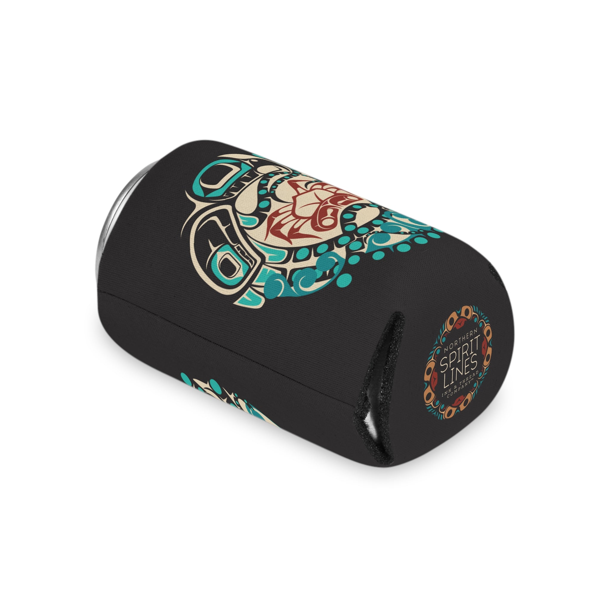 Insulated Can Cooler Koozie (Regular & Slim) Classic Tribal Octopus - Northern Spiritlines™