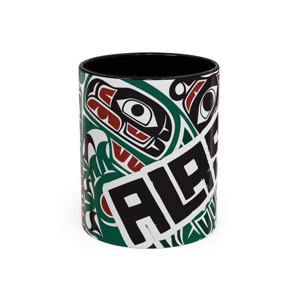 11 oz. Coffee Mug - Alaska Tribal Sea Monster - AK State Line™ Collection