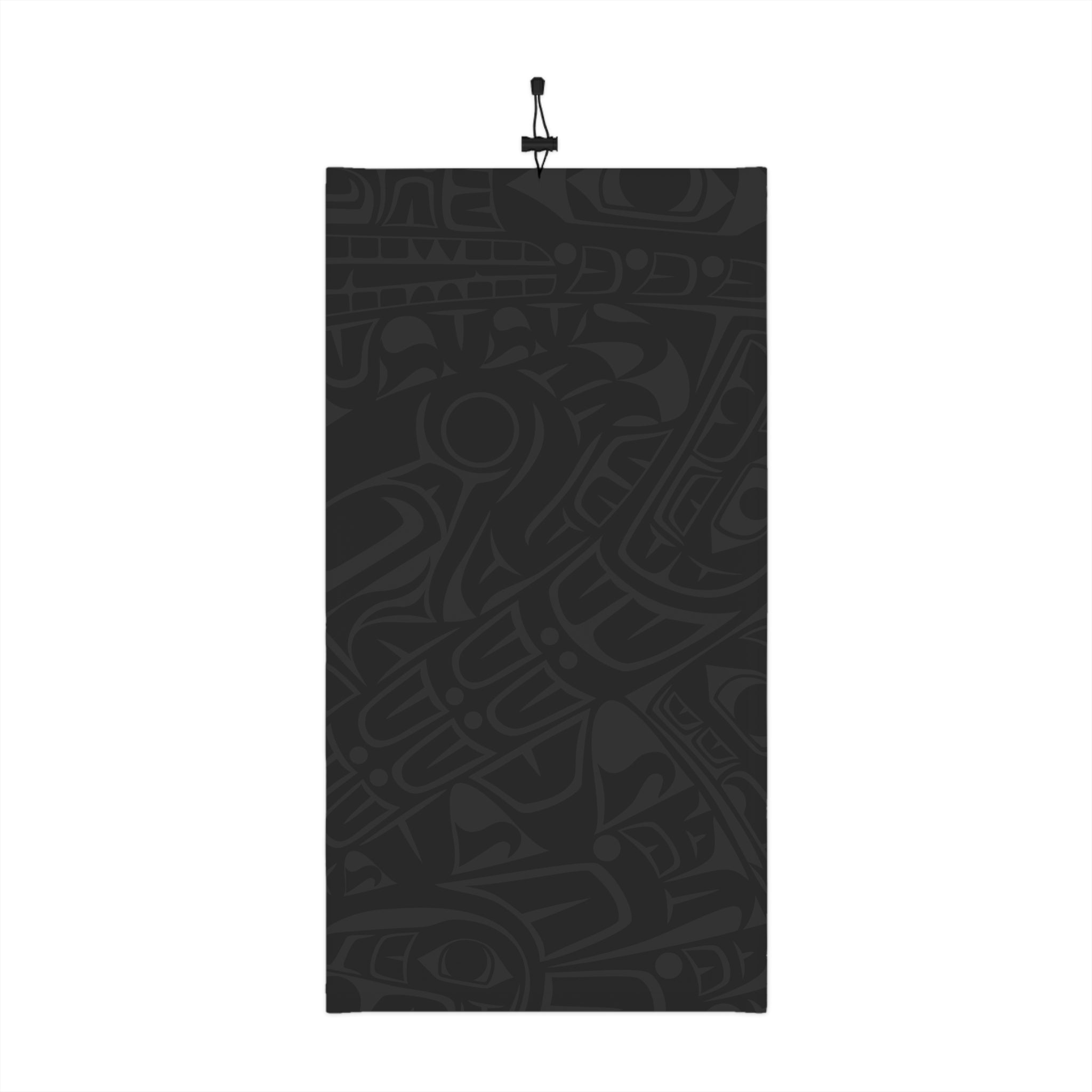 Neck Gaiter, Headband with Drawstring - Classic Smoky Tribal Print - Northern Spiritlines™